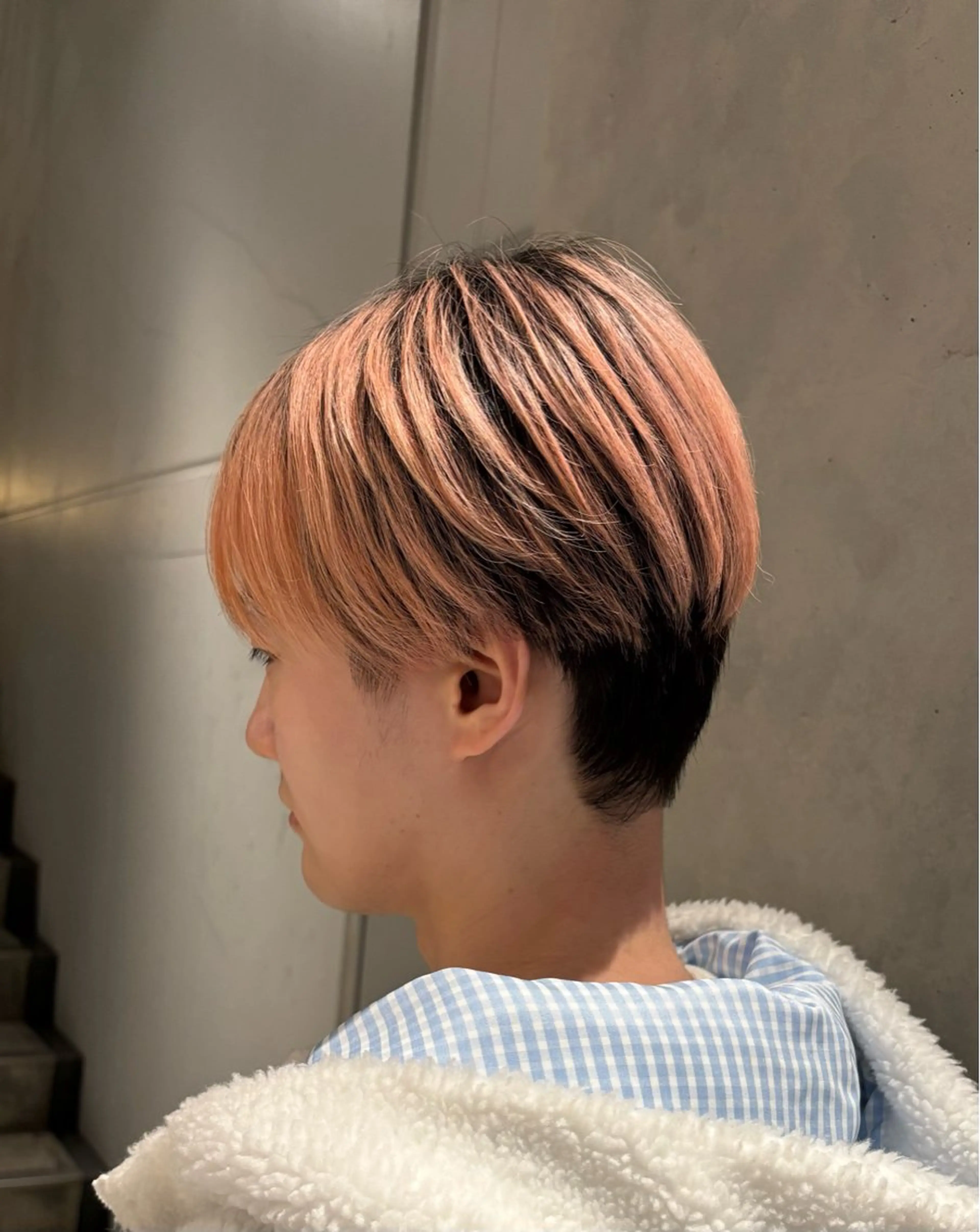 ショート メンズ 落ちる黒 森崎雄斗のヘアスタイル