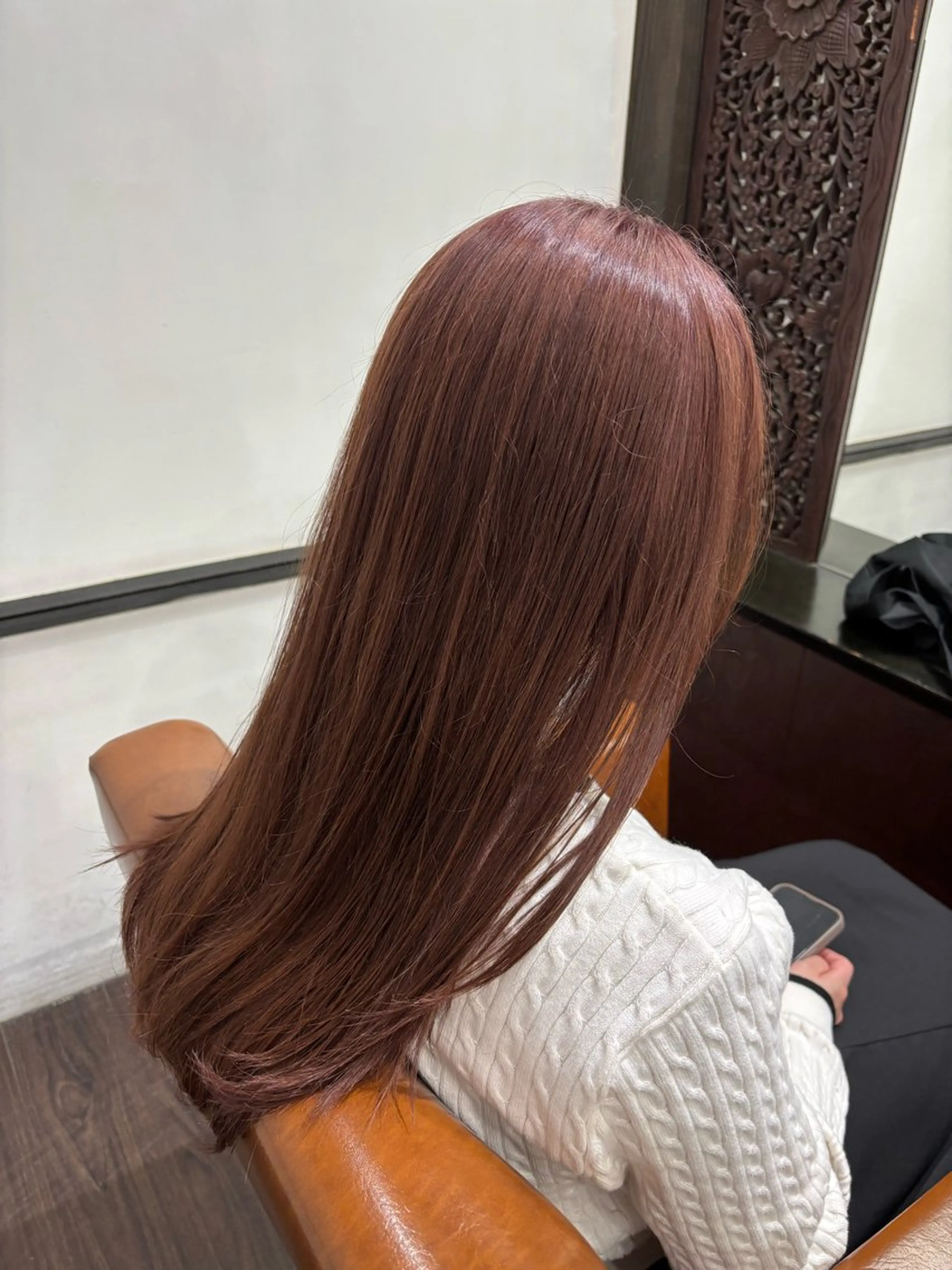 ロング カラー ブリーチ ダブルカラー ピンクカラー 本間友也/透明感 /ハイトーンのヘアスタイル