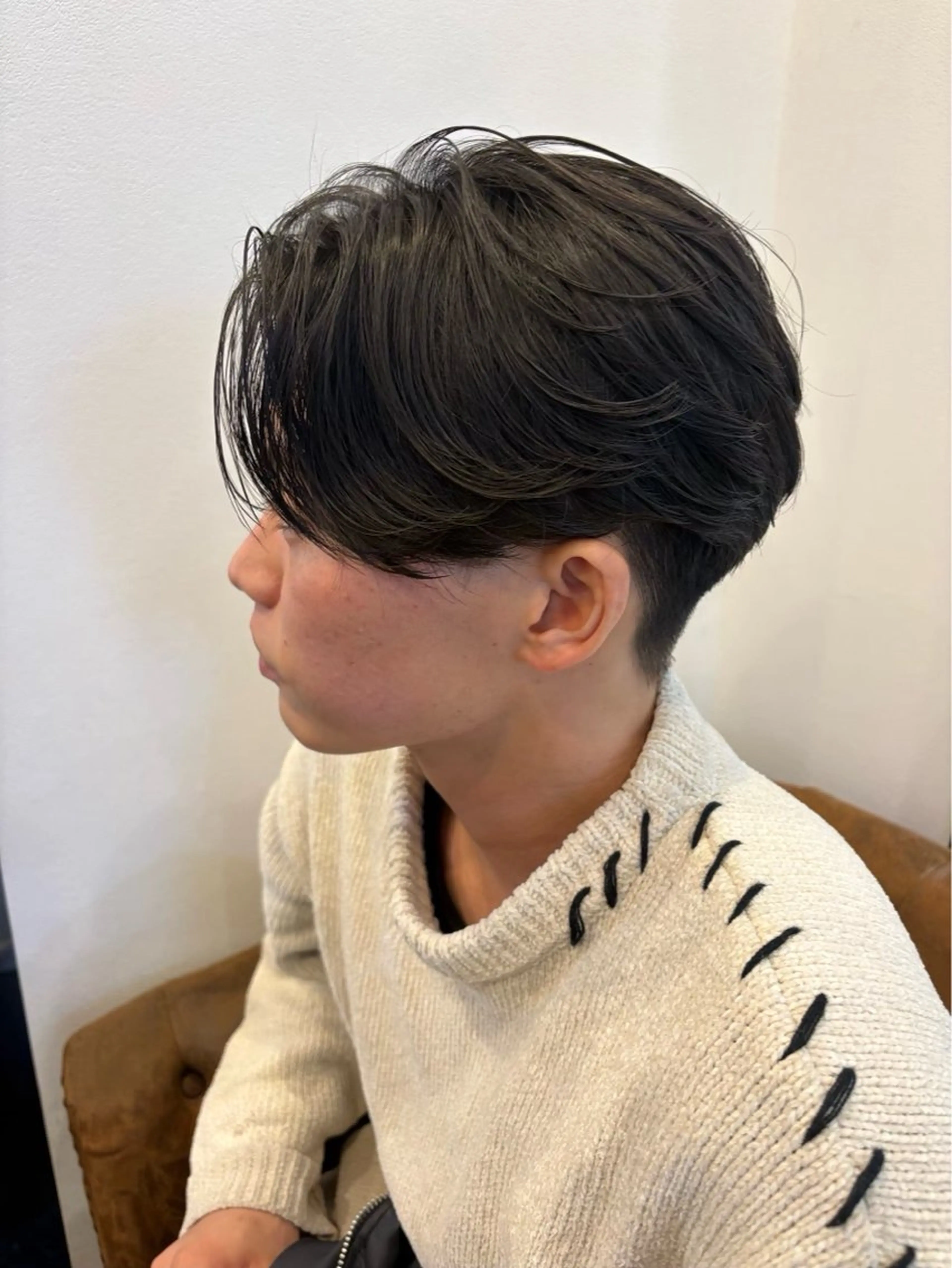 ミディアム パーマ メンズ 榊原 貫太のヘアスタイル