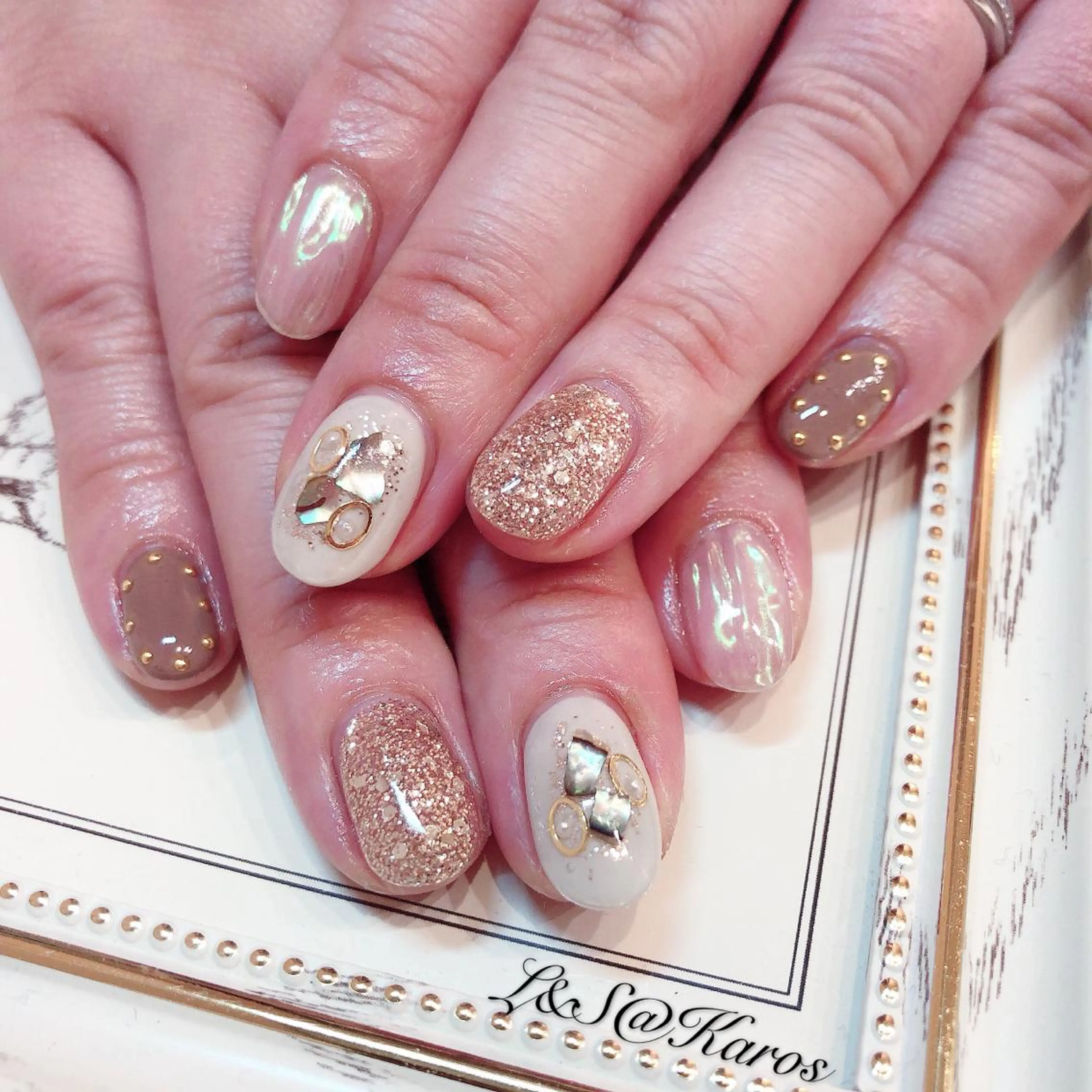 ネイル ハンドネイル L&S@ Karosのネイルデザイン