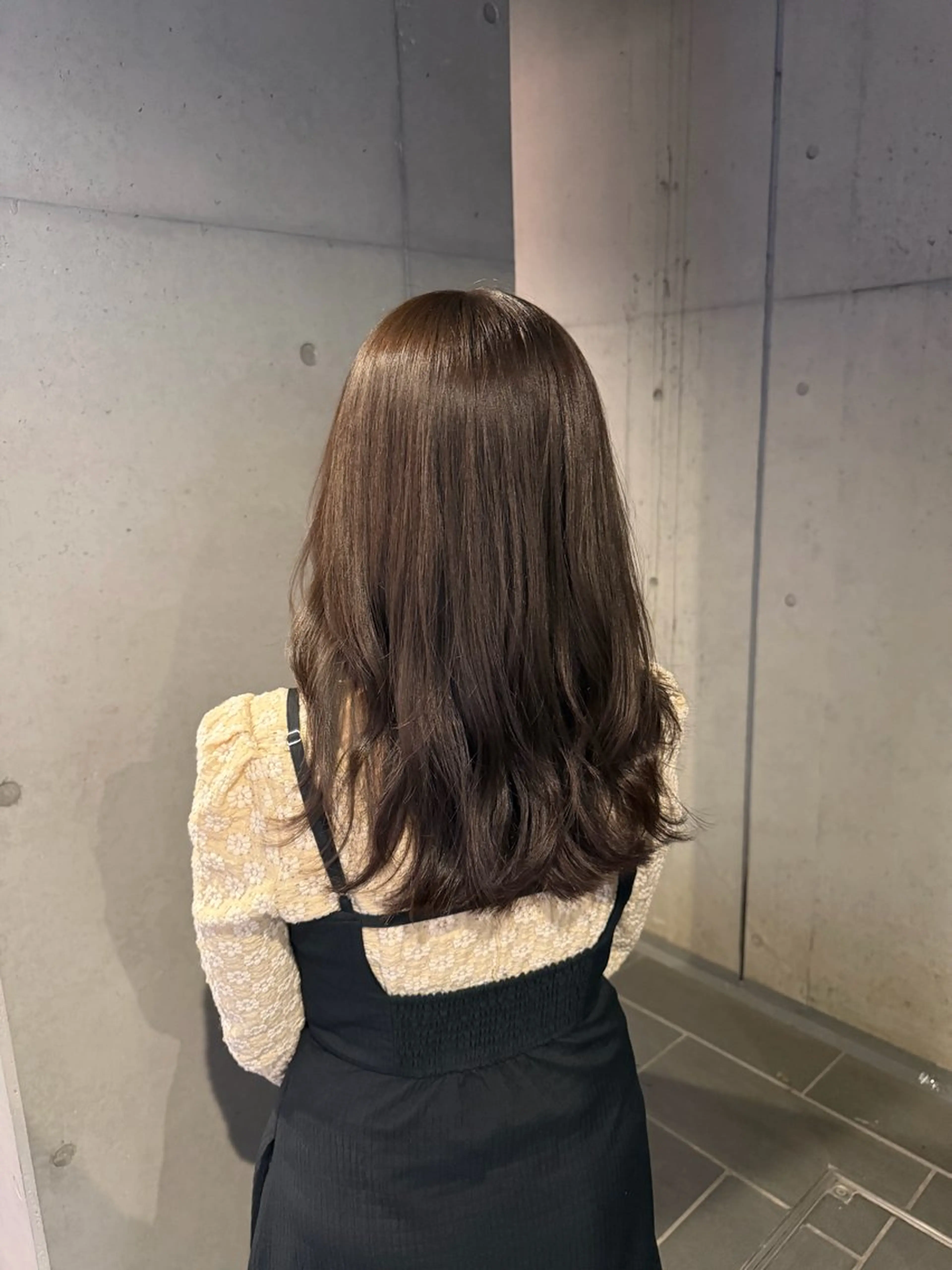ミディアム カラー ベージュカラー ヘーゼル トリートメント カット ヘアカラー トリートメント ✨透明感カラー✨ 🦖佐々木未来🦕のヘアスタイル