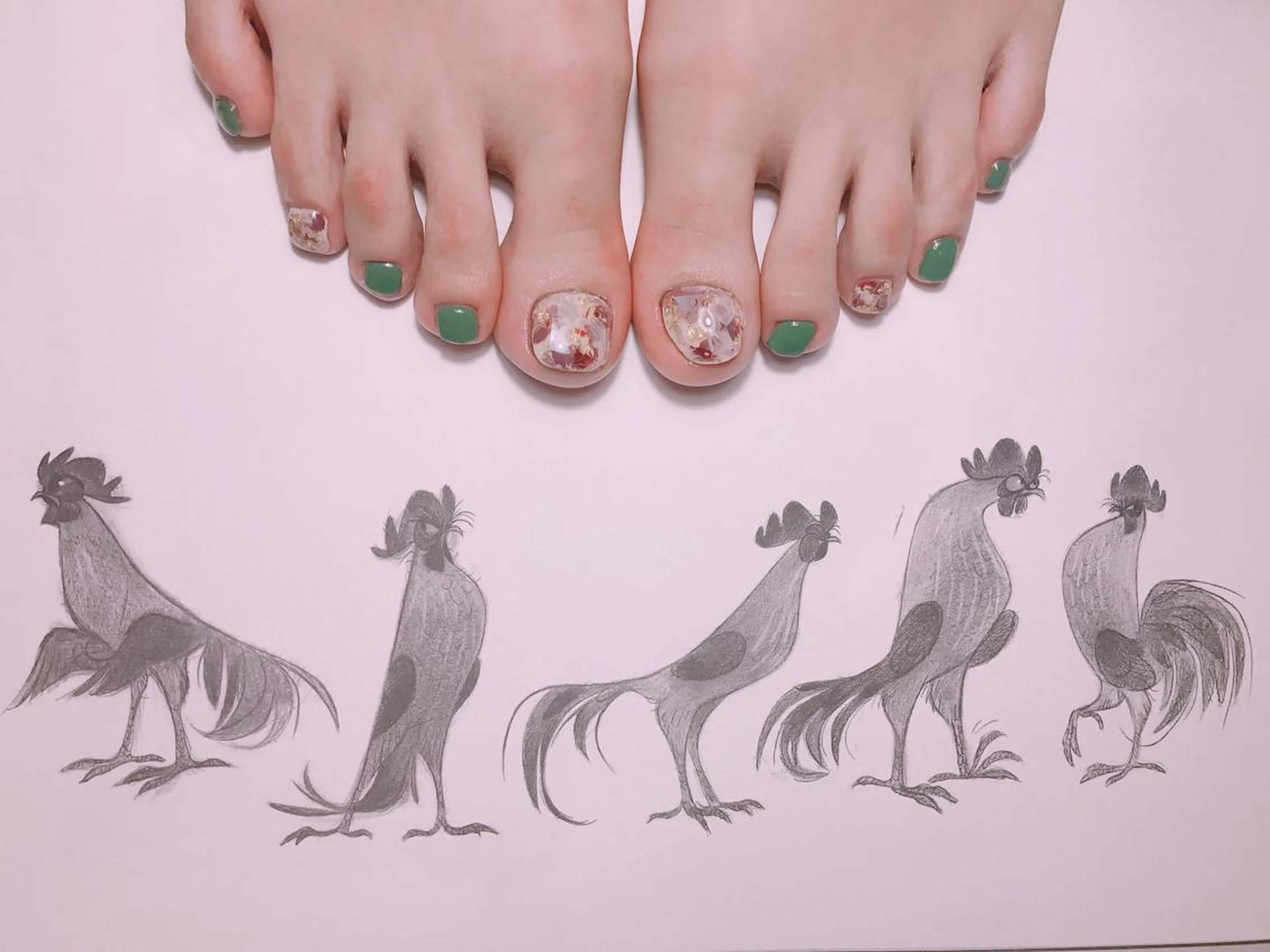 ネイル フットネイル owlnail /持込みデザイン専門のネイルデザイン