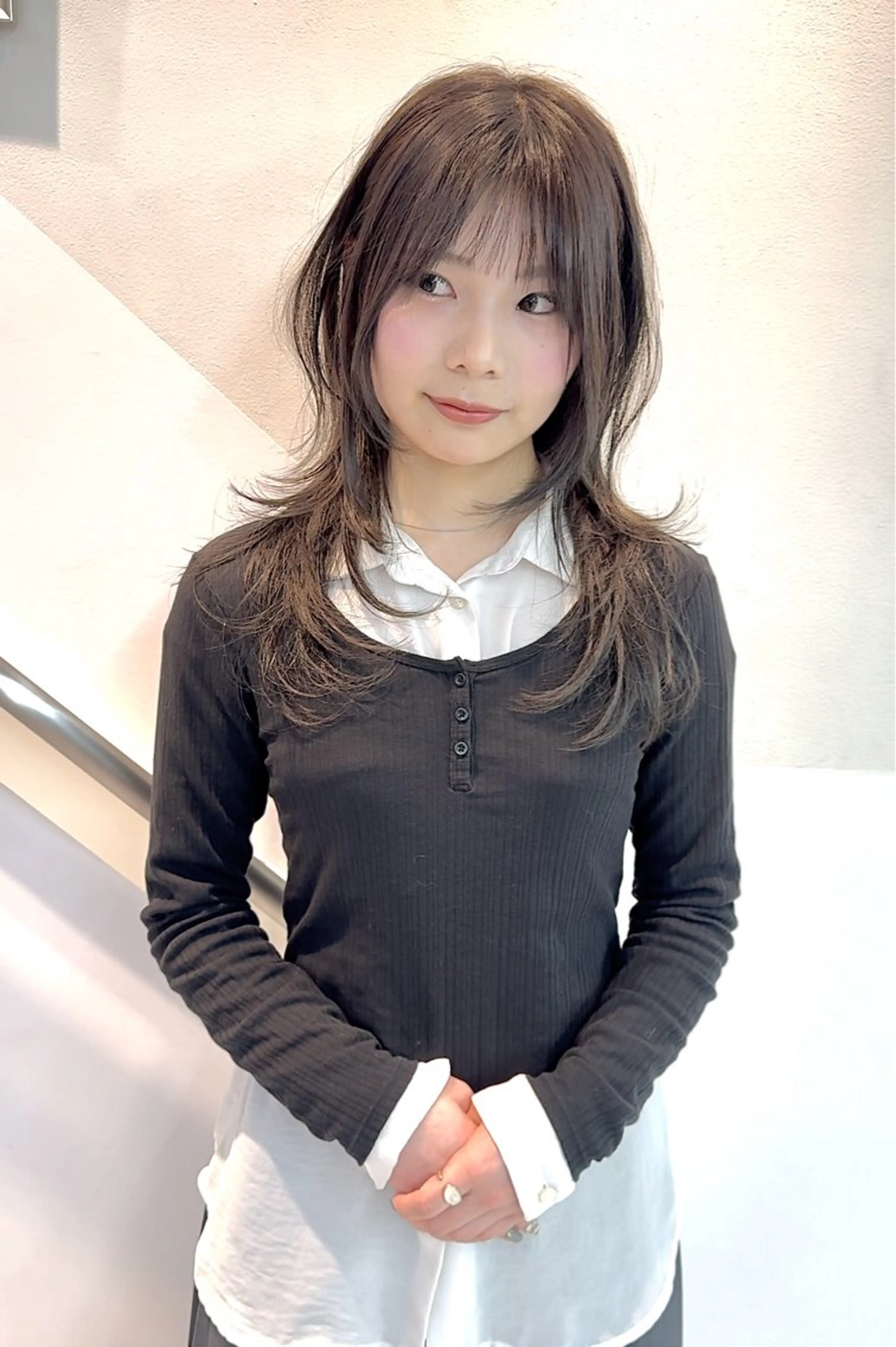 ハッシュカット✂️➕ワンカールパーマ➕トリートメントの写真