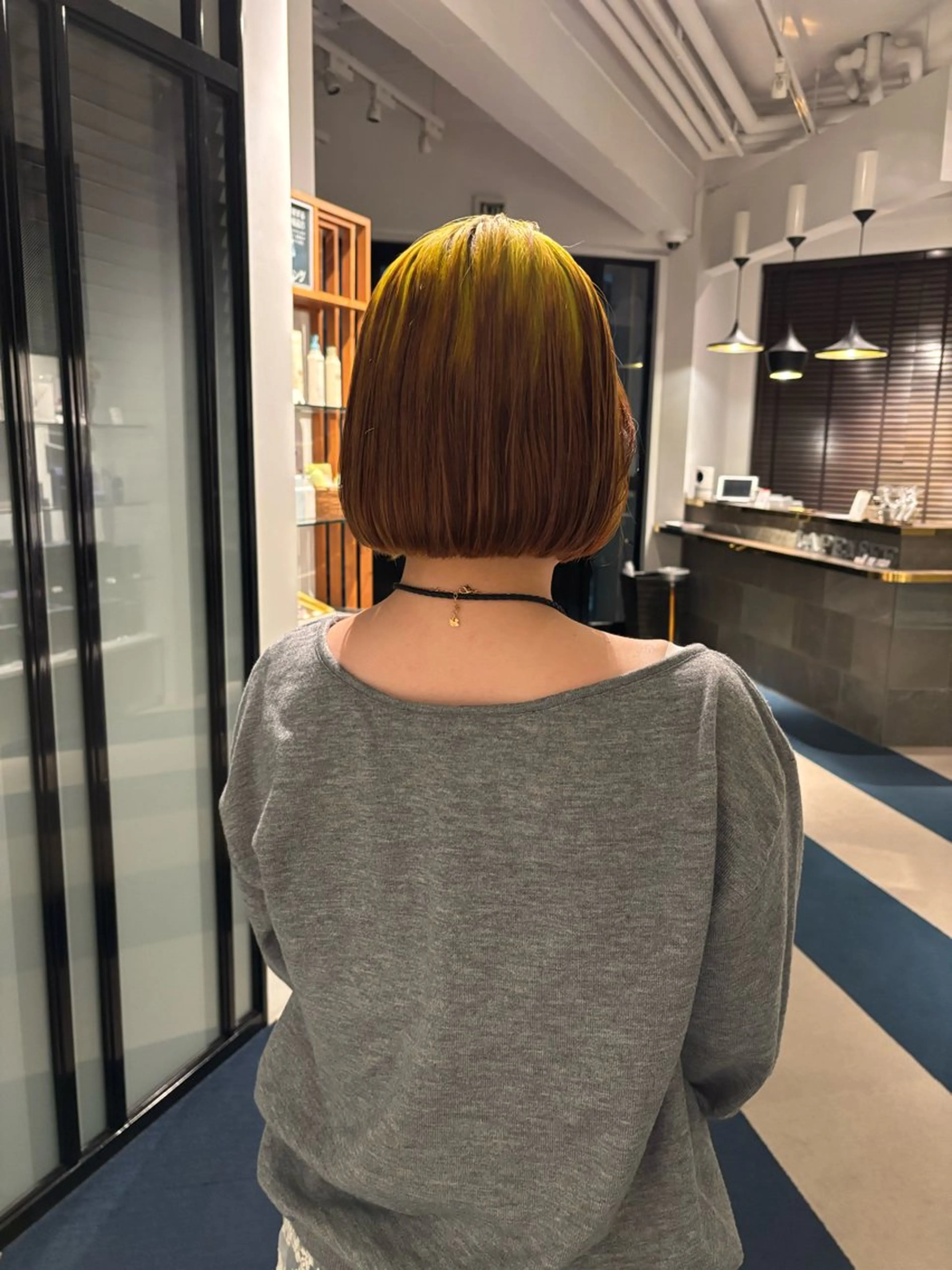 カラー カット ヘアカラー ワタナベ イオリ🧼のヘアスタイル