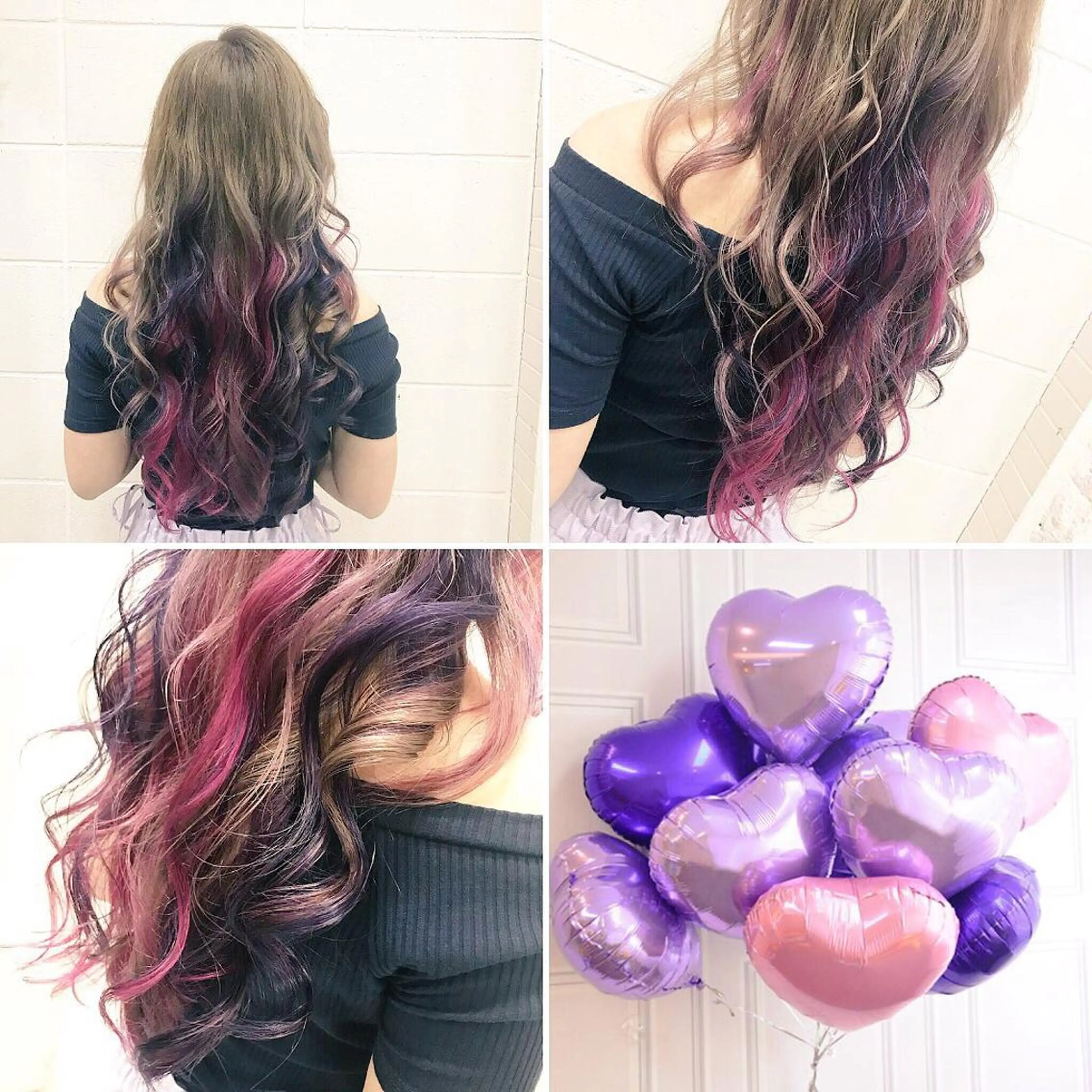 セミロング カラー ヘアカラー トリートメント ✨️眉毛、派手髪、 ハイトーンShinの眉毛・アイブロウイメージ
