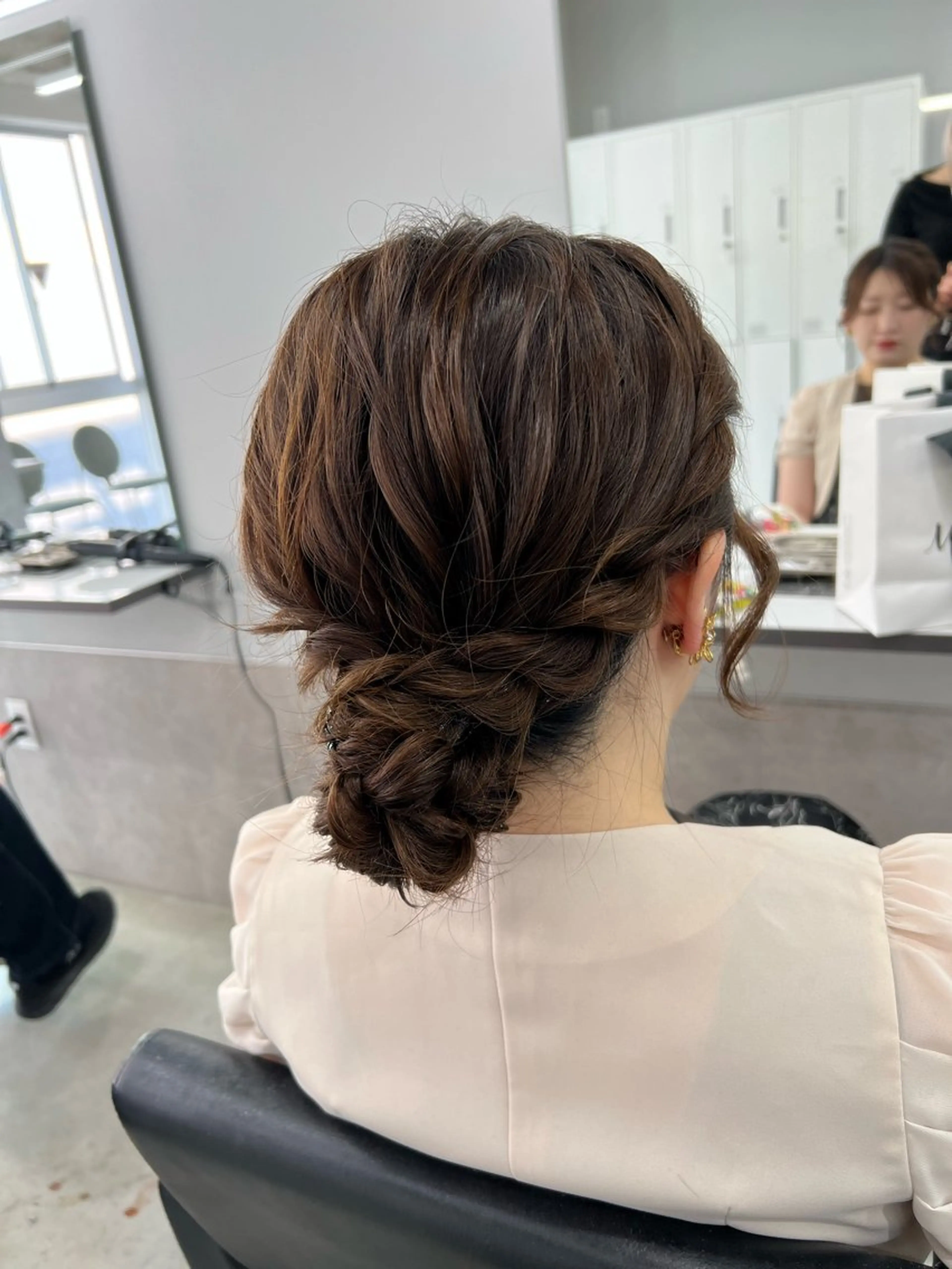 セミロング ヘアセット maya レイヤーカットのヘアスタイル