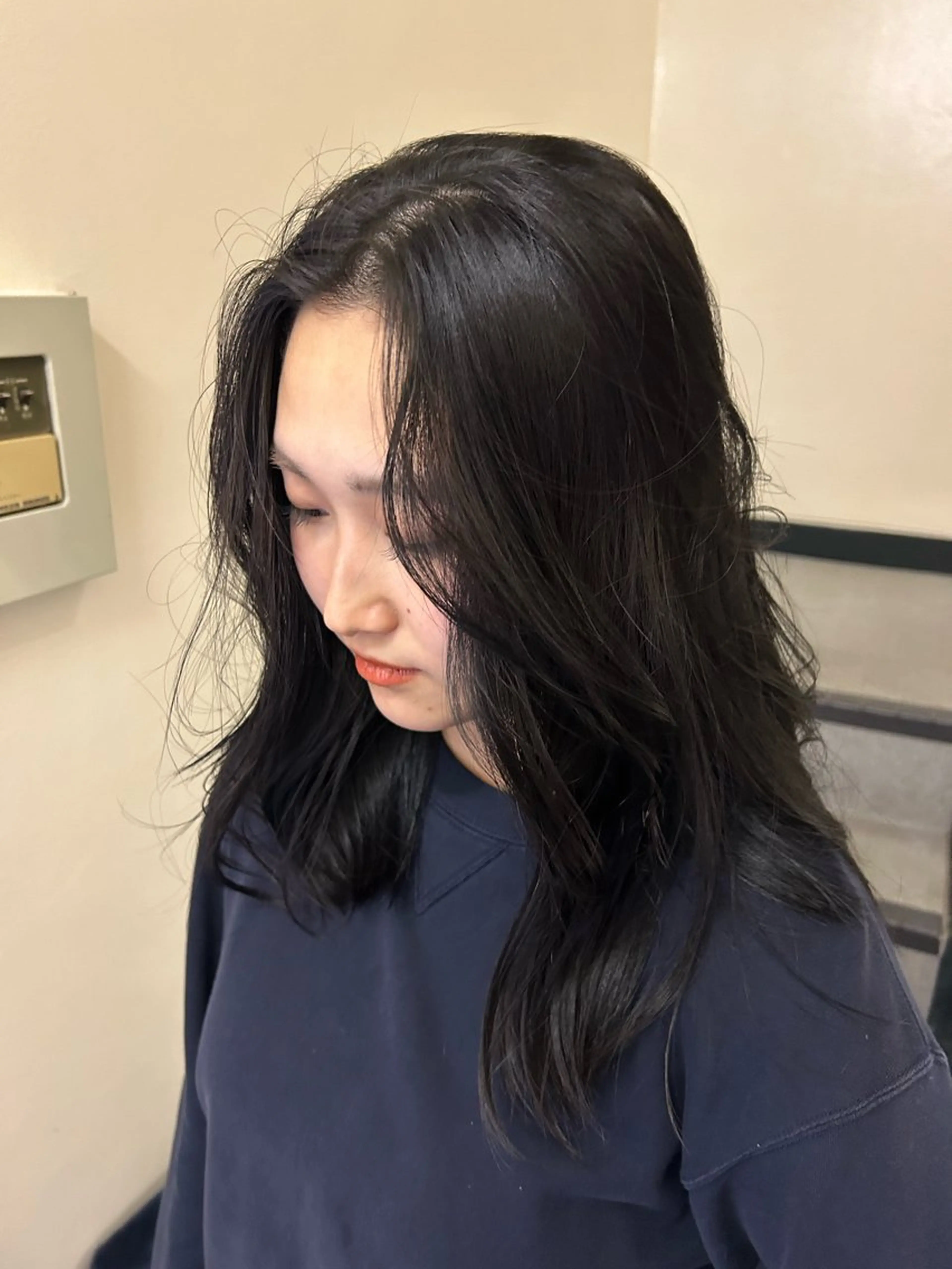 セミロング カラー 透明感カラー ☕️結【suii.】 ボブ/ヘアセット☕️のヘアスタイル