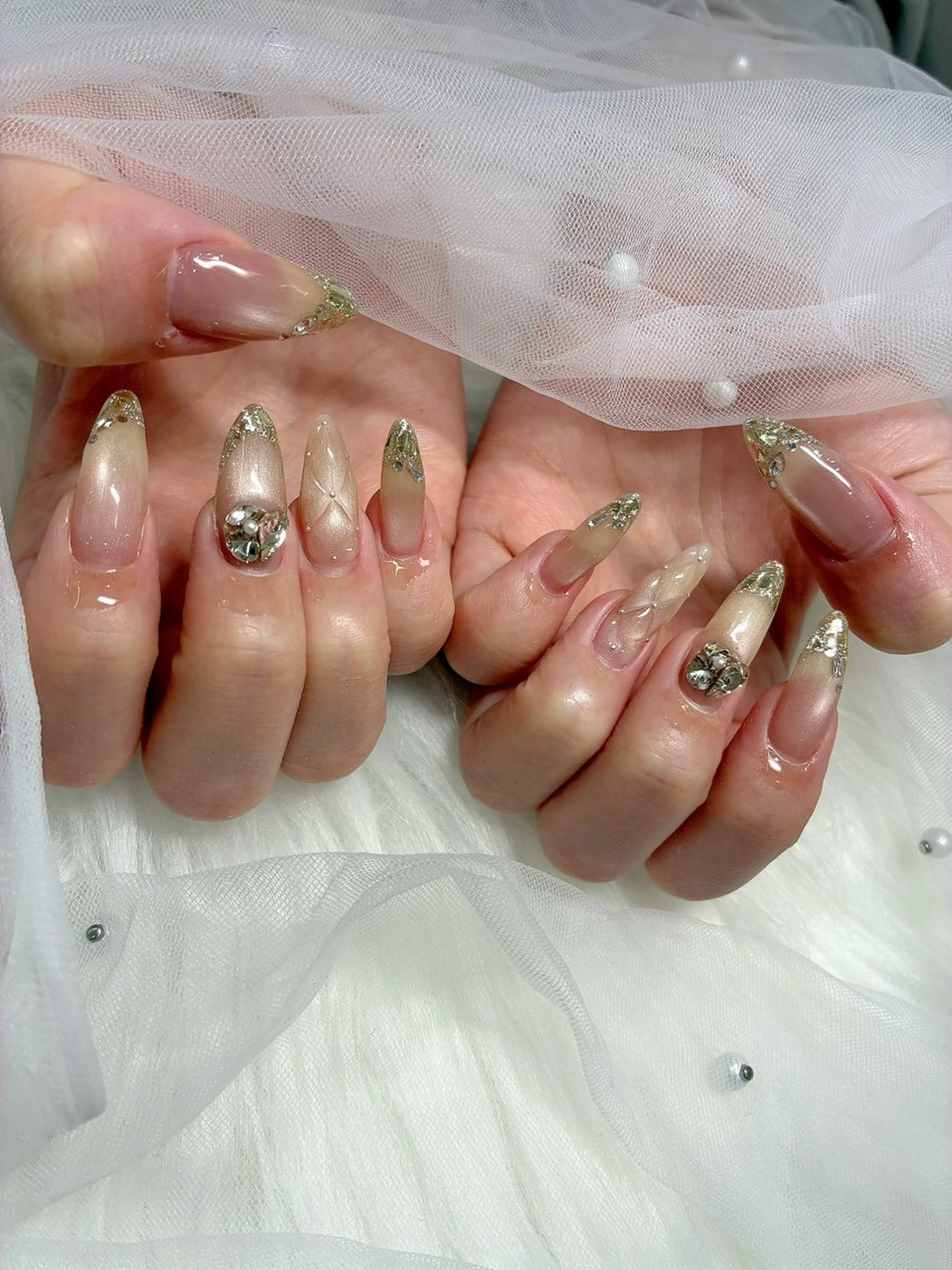 ロング ハンドネイル zina千葉 KIMIのネイルデザイン