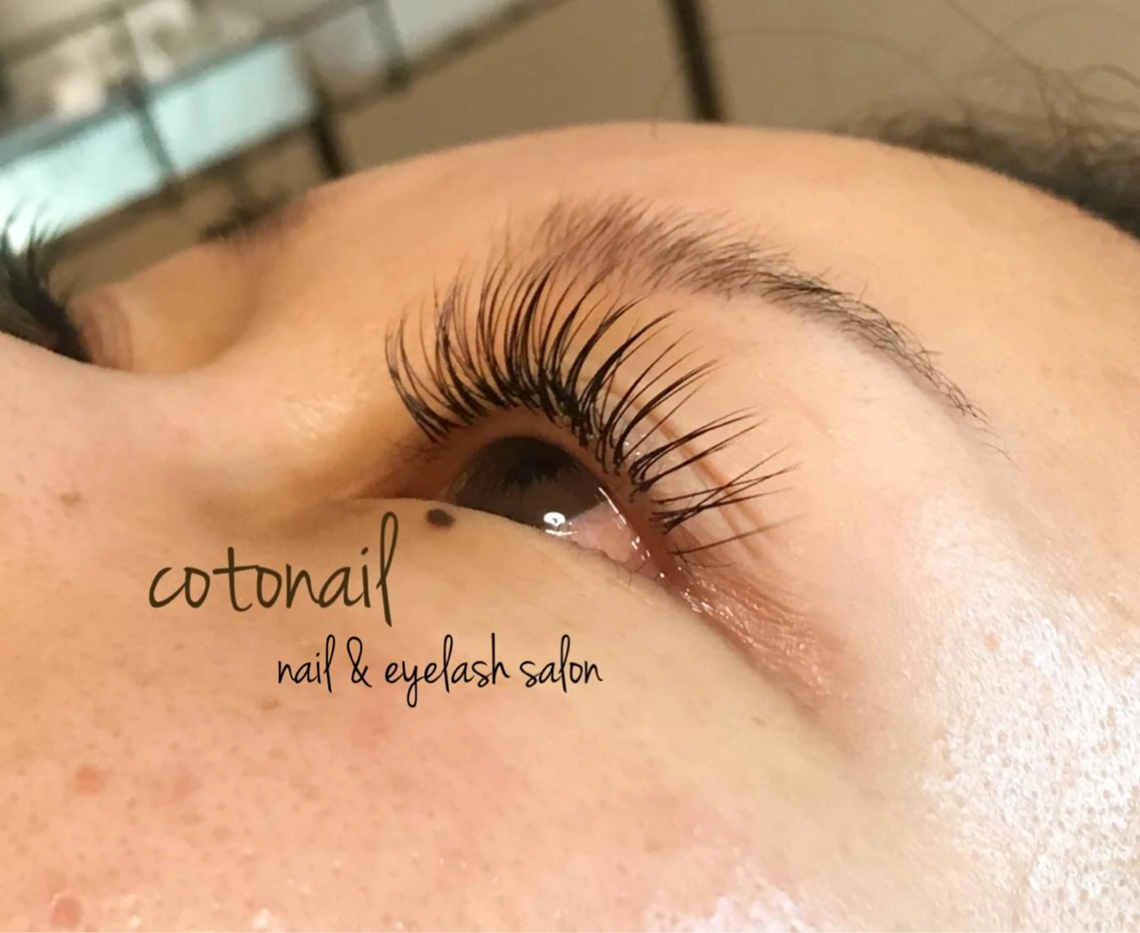 セミロング マツエク・マツパ 付け放題 マツエク ツメトマツゲ .のネイルデザイン