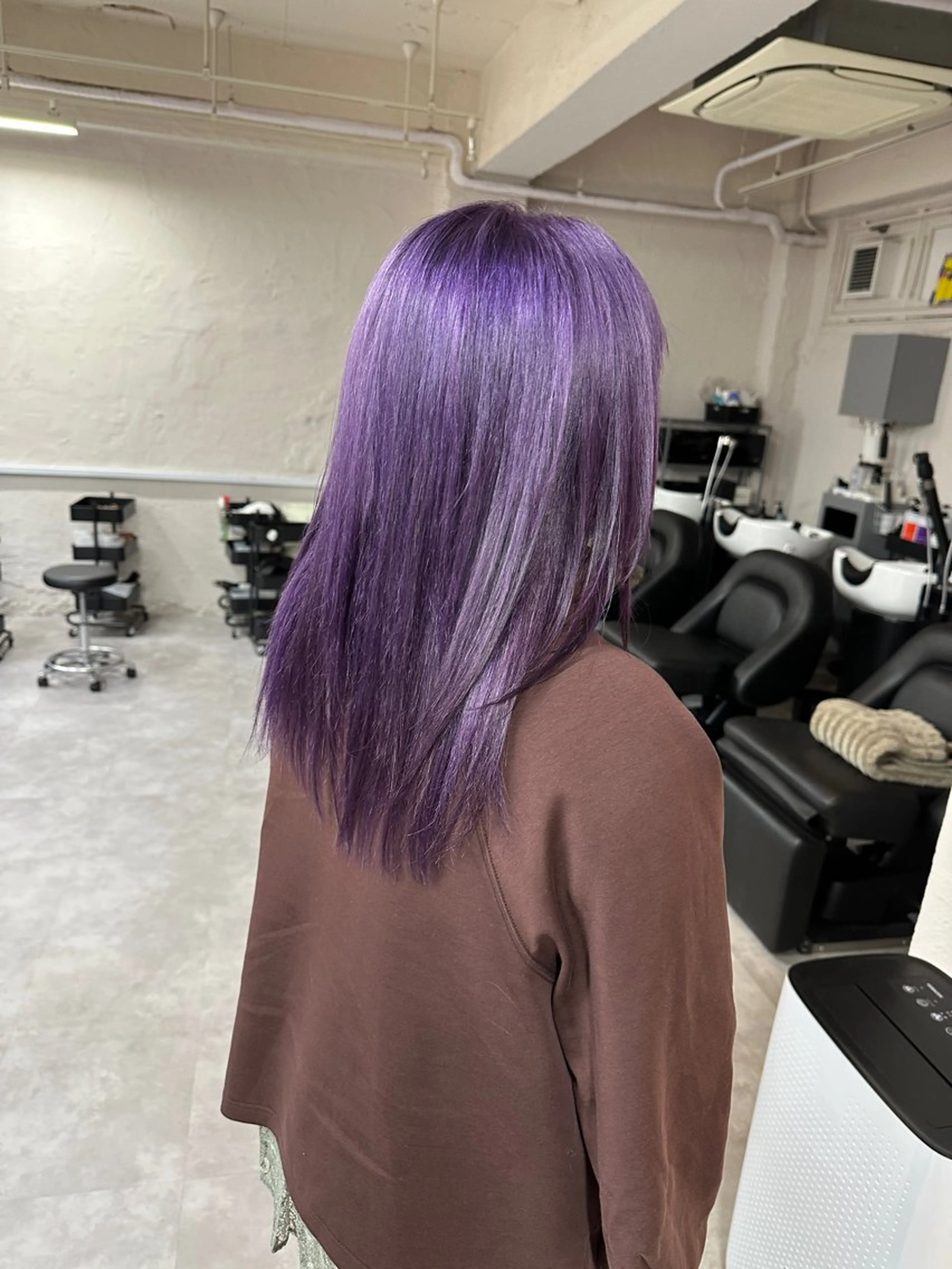 ミディアム ハイライト/ ブリーチ😈小倉😈のヘアスタイル