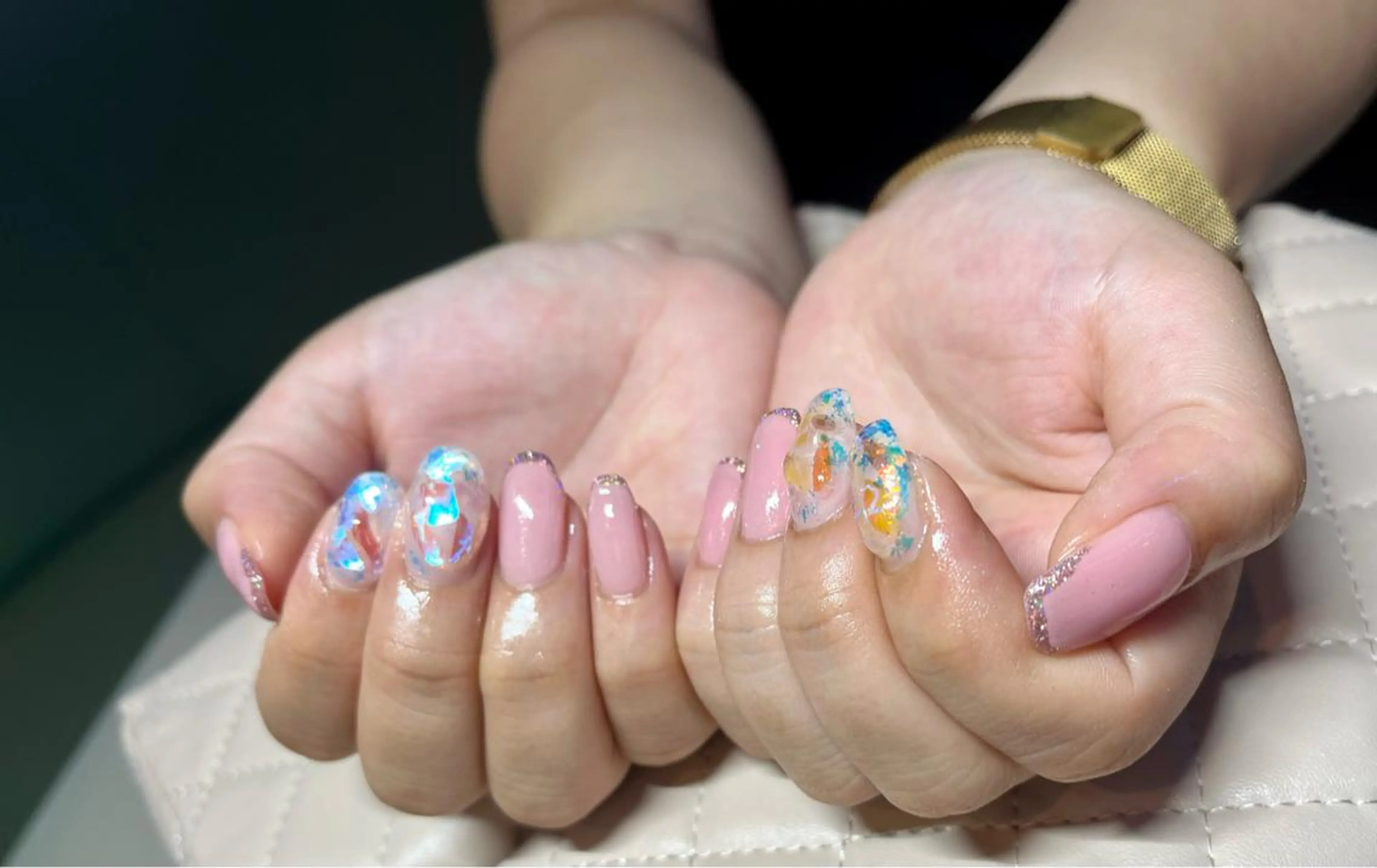 ネイル goldgleams ちなのネイルデザイン