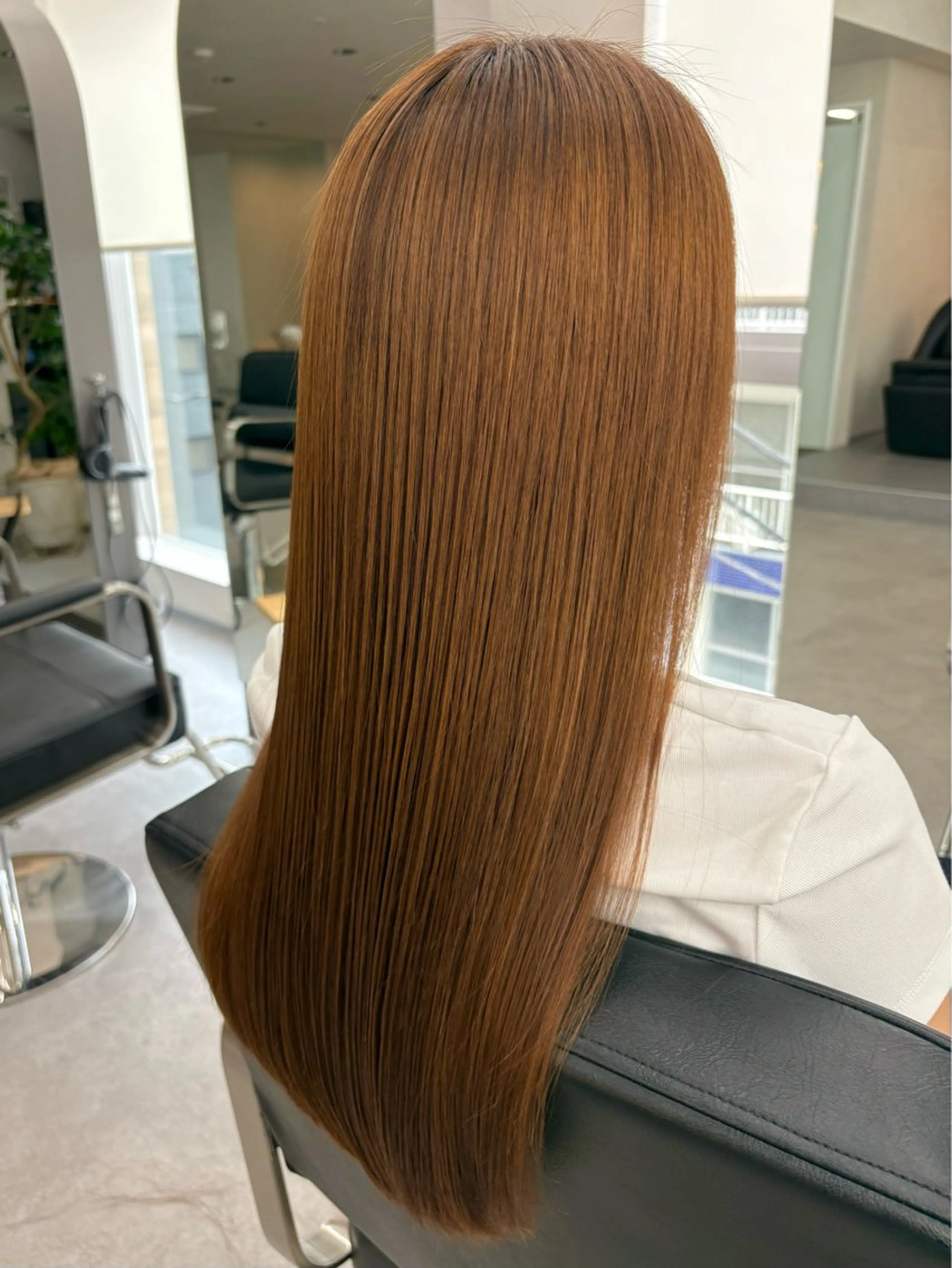 ロング パーマ ロング 縮毛矯正 カット 縮毛矯正 トリートメント qumu 横浜所属・🌿ボブ/縮毛矯正/ 透明感カラー🌿神永のヘアスタイル