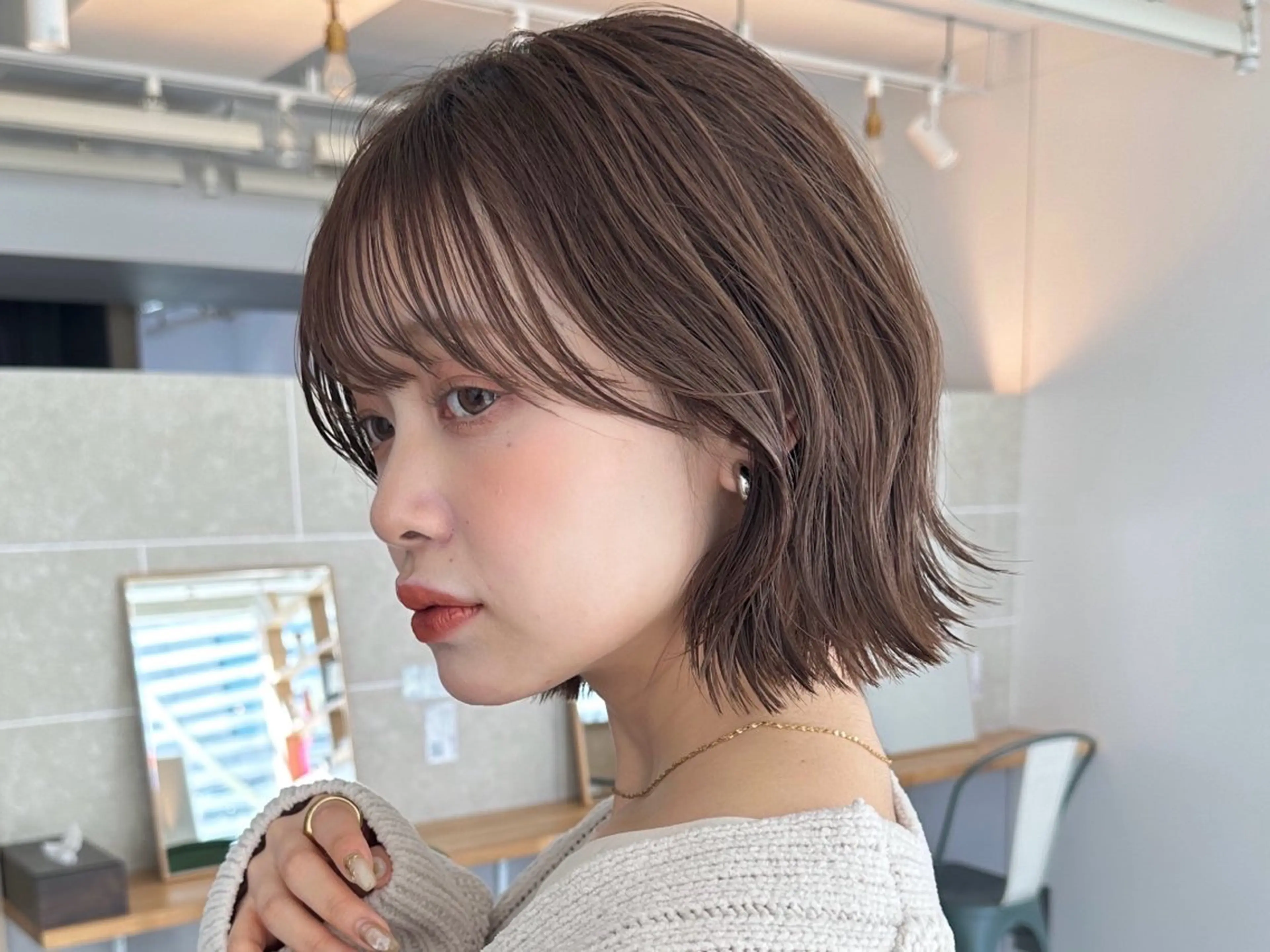 ショート カラー ヘアアレンジ ⭐️似合わせカットN o.1✨️けいとのヘアスタイル