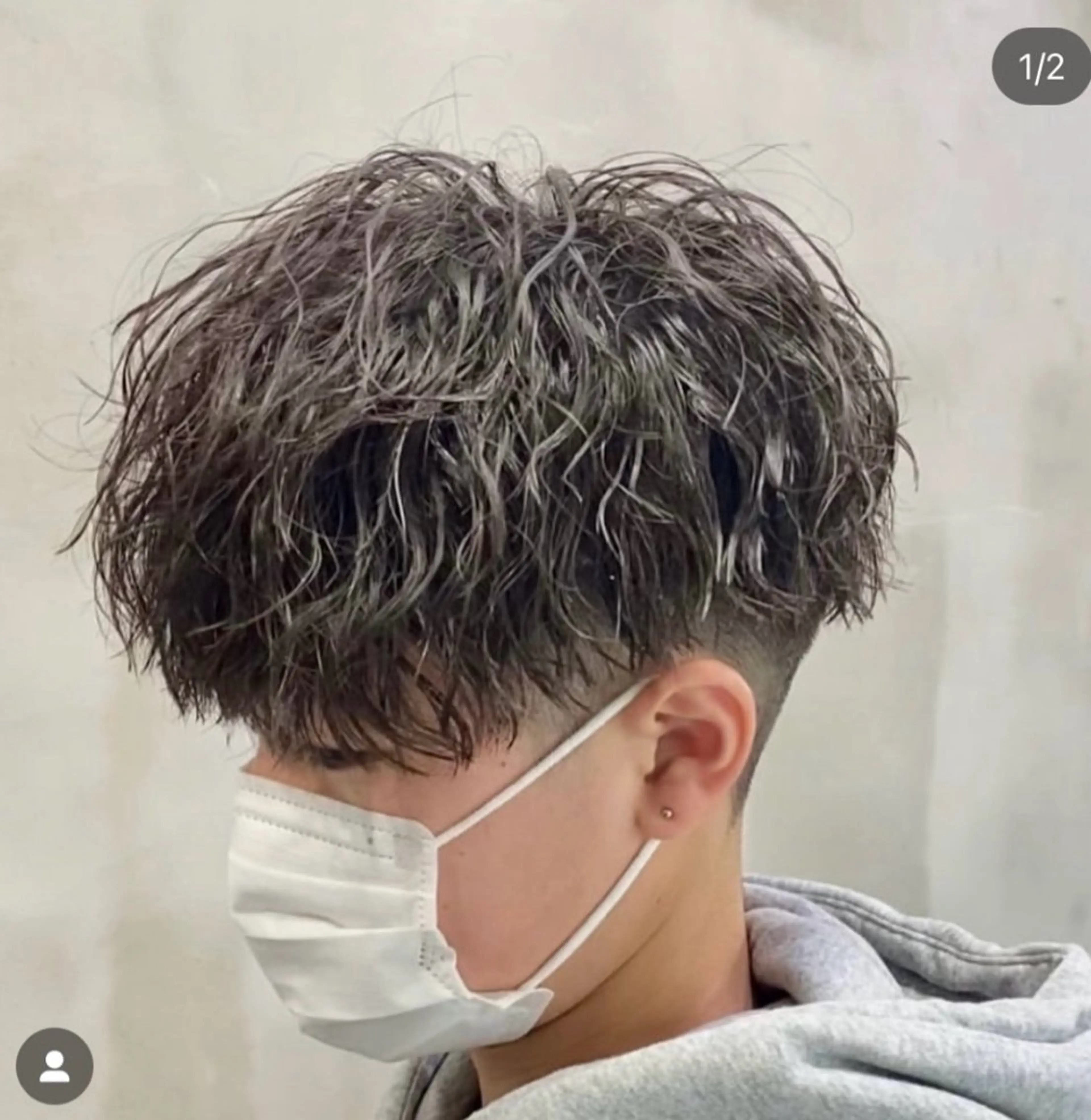 ショート カット パーマ トリートメント ヘアセット 蛯原 興輝のヘアスタイル