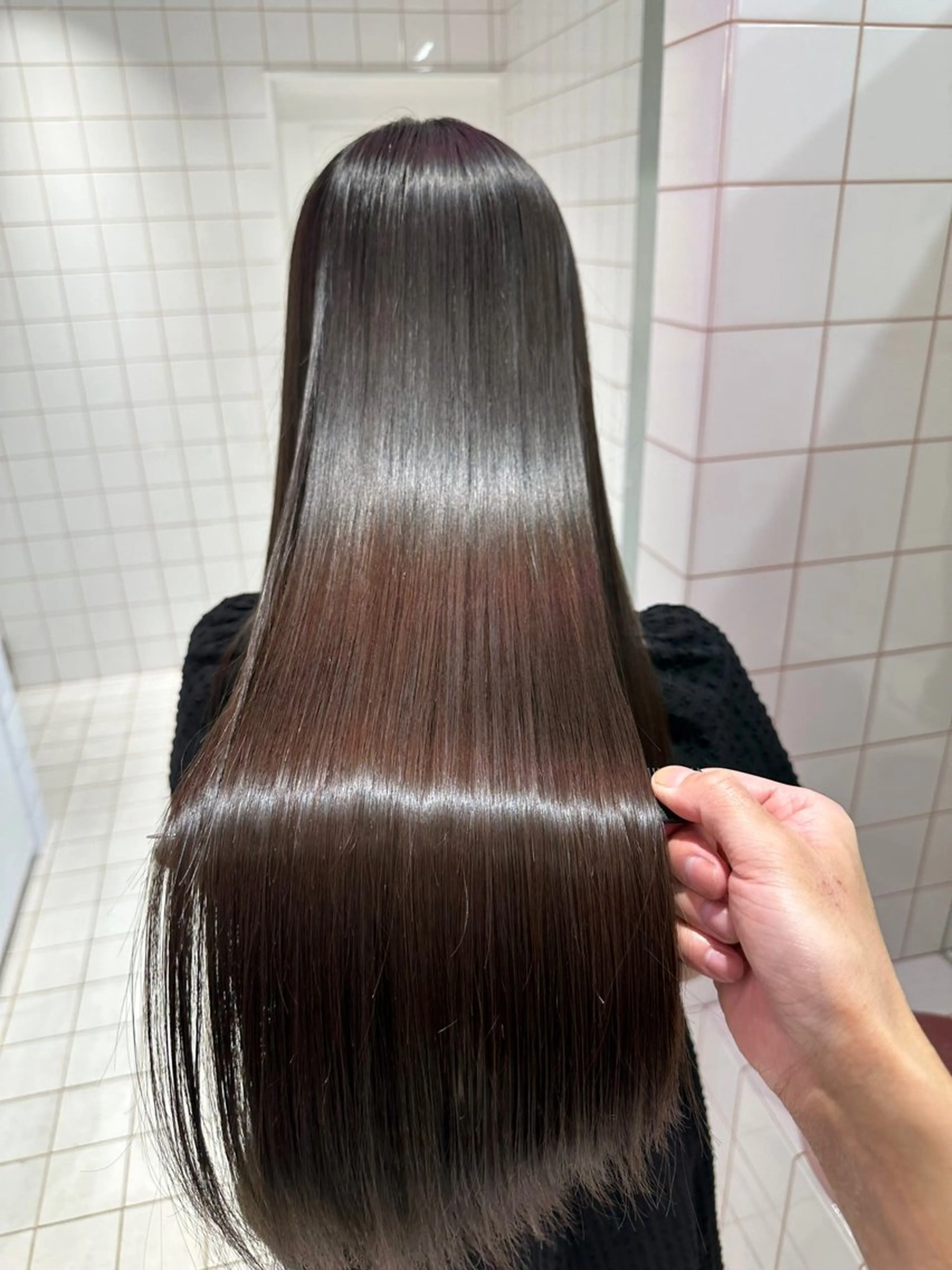 ロング トリートメント 縮毛矯正 トリートメント ✨縮毛矯正✨レイヤー ホウダカズヒロのヘアスタイル