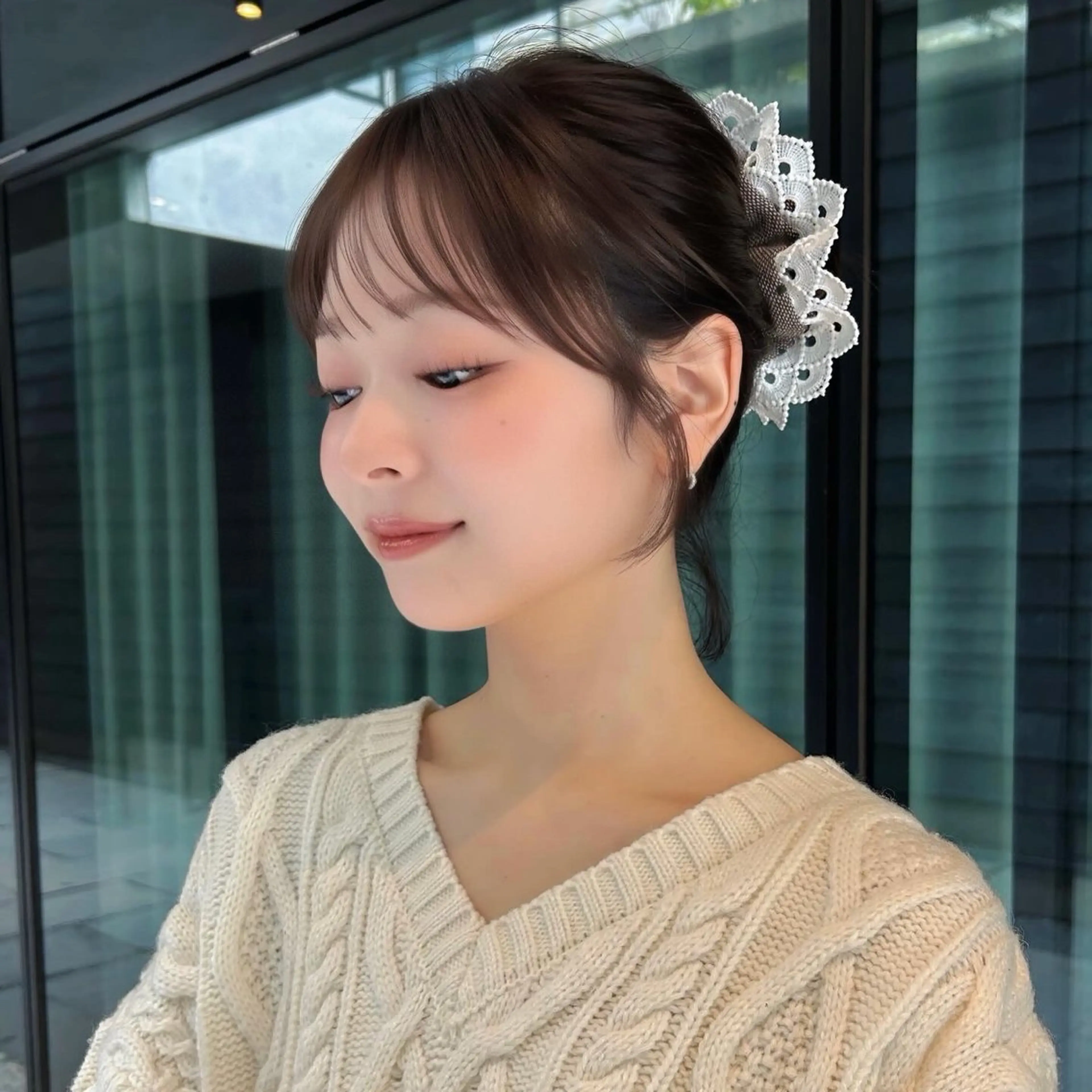 ロング 顔周りカット カット ヘアカラー トリートメント ヘアセット 🌸透明感/レイヤー / 栗林 彩🌸のヘアスタイル