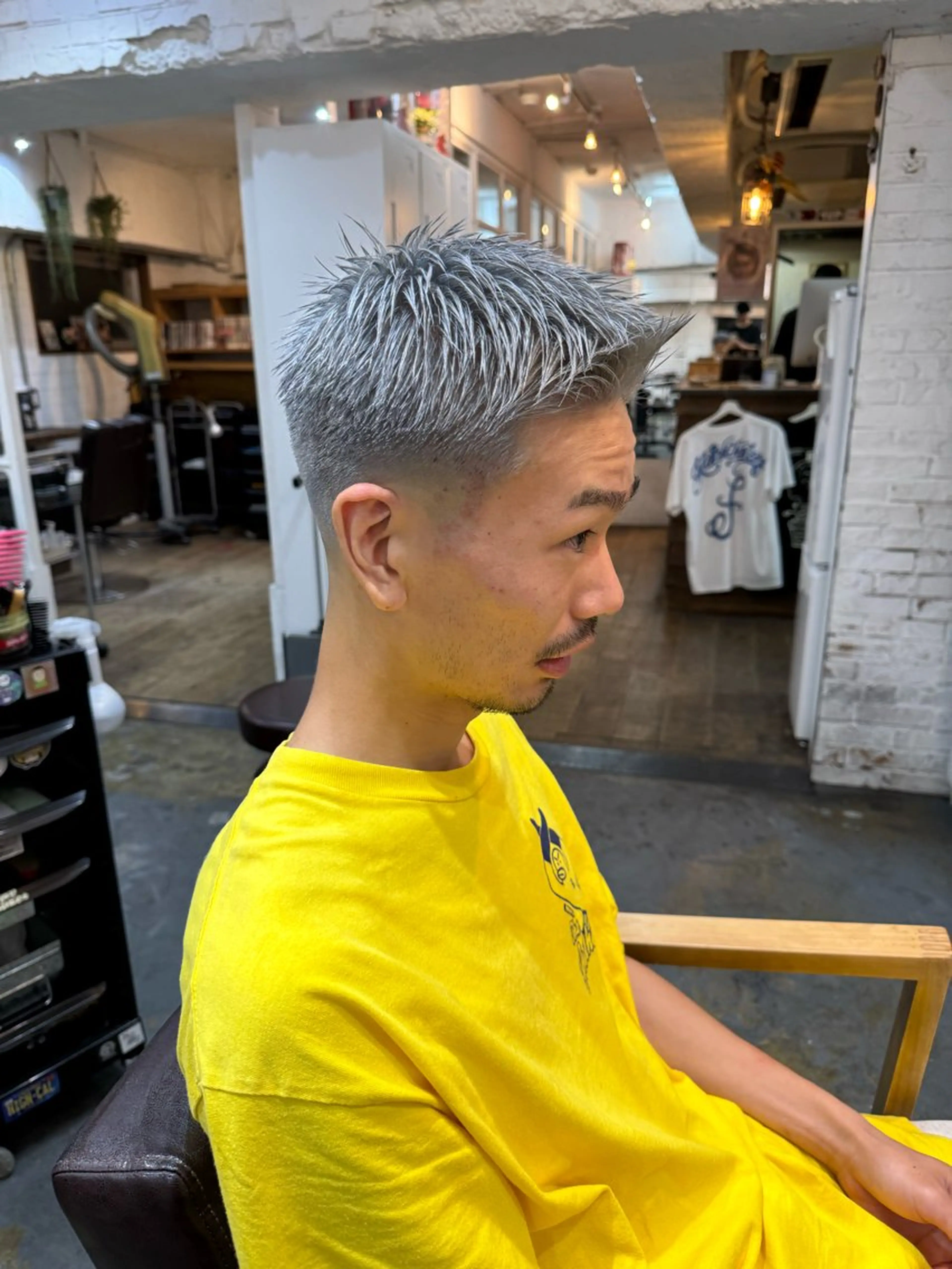 💈初回限定💈メンズカット+Wカラー+2STEPトリートメント(Wカラー/ブリーチ/ケアブリーチ/ハイライト)の写真
