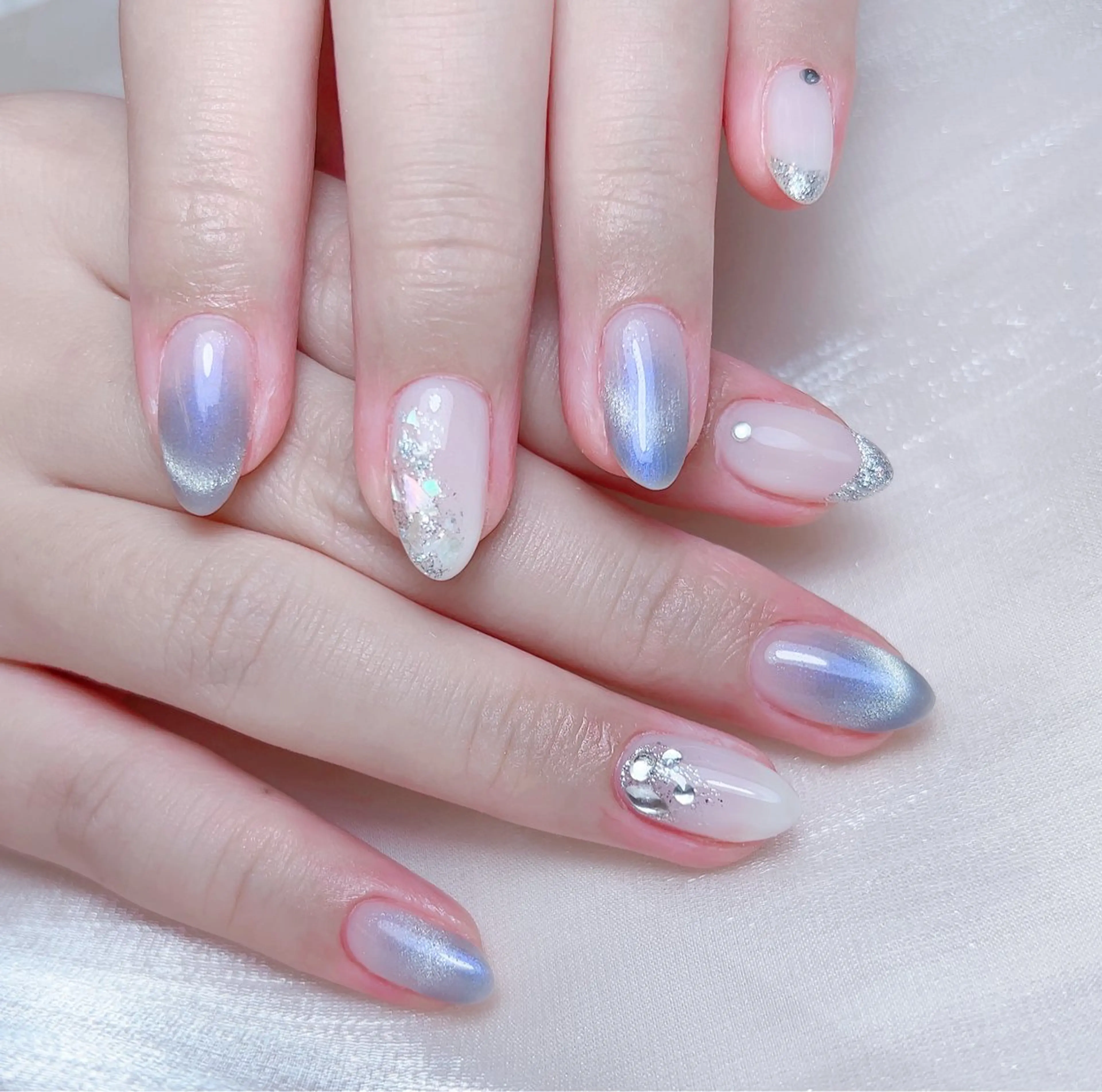 ネイル ハンドネイル M🌷nail 長さだし専門店のネイルデザイン