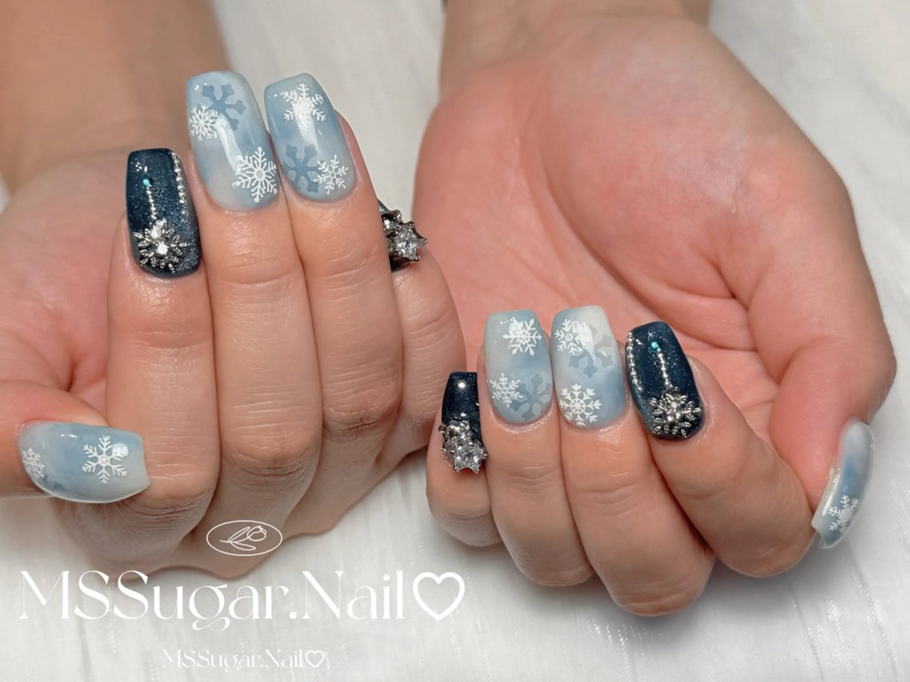 ネイル ハロウィン ロングネイル マグネットネイル スカルプネイル ネイルチップ MSSugar Nailのネイルデザイン
