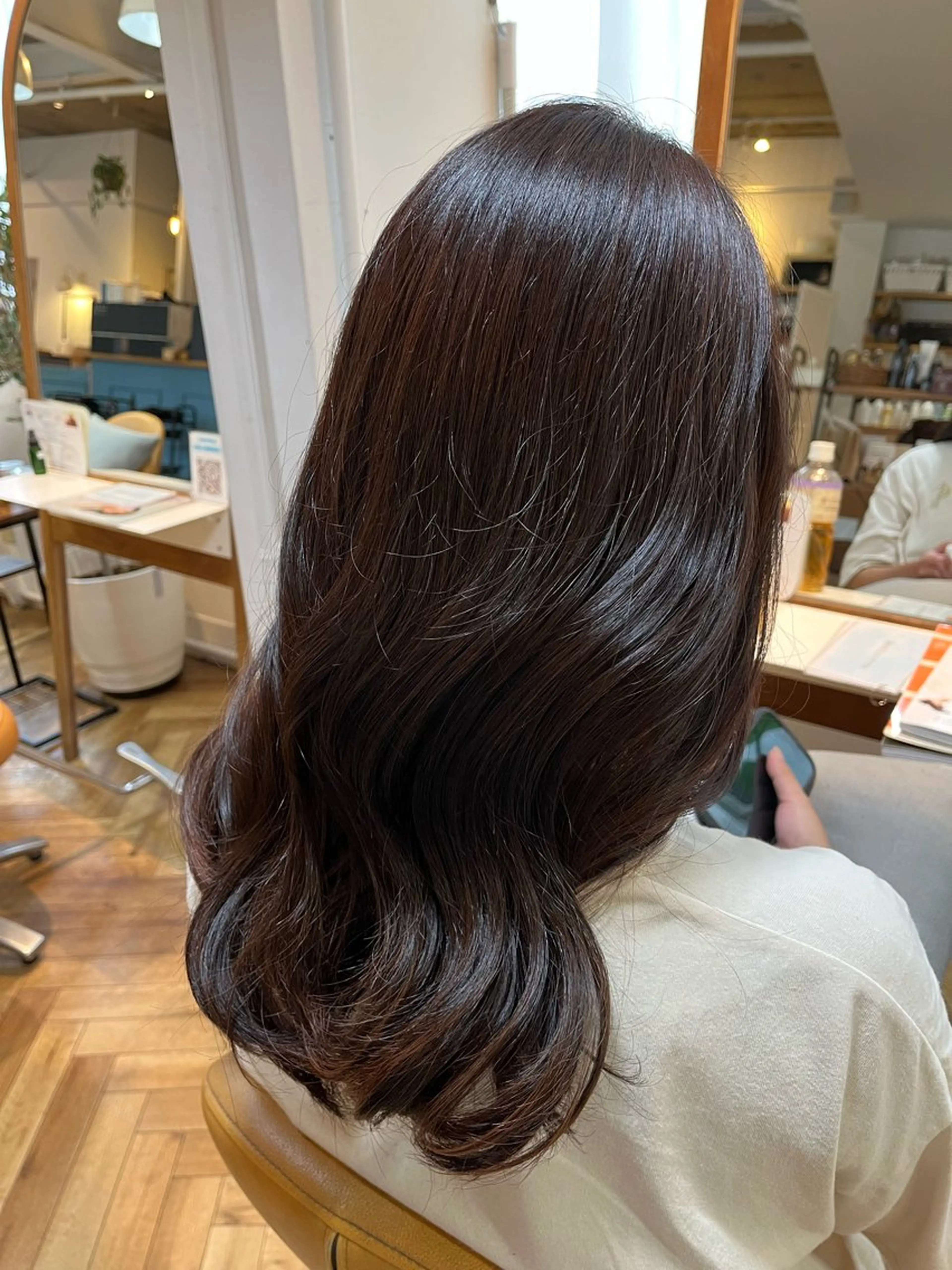 ロング カラー ブラウンカラー 天王寺美容室/カット モデル募集/miiaのヘアスタイル