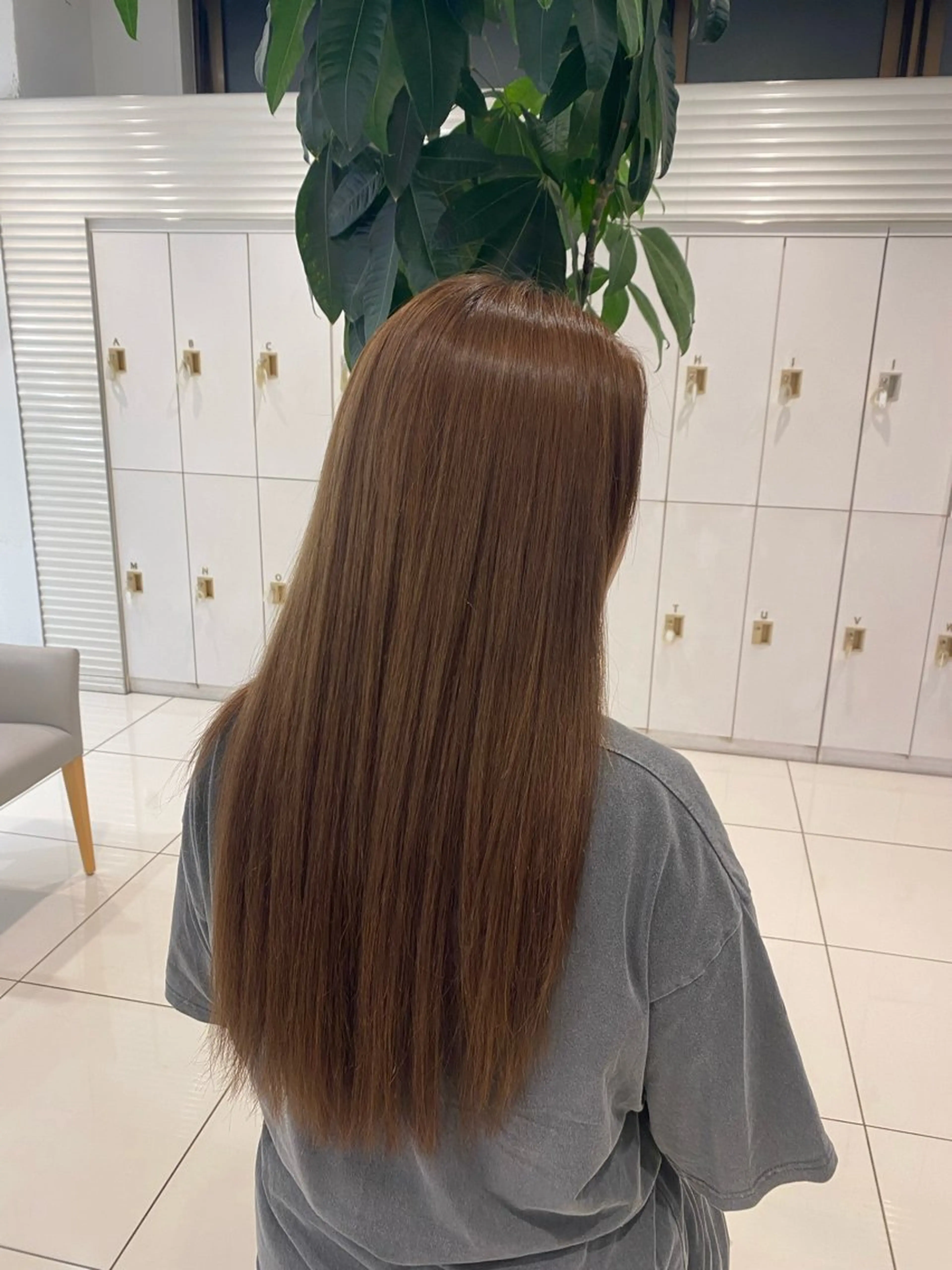 カラー ベージュカラー ヘーゼル 🎀TEN🎀 オリーブベージュのヘアスタイル