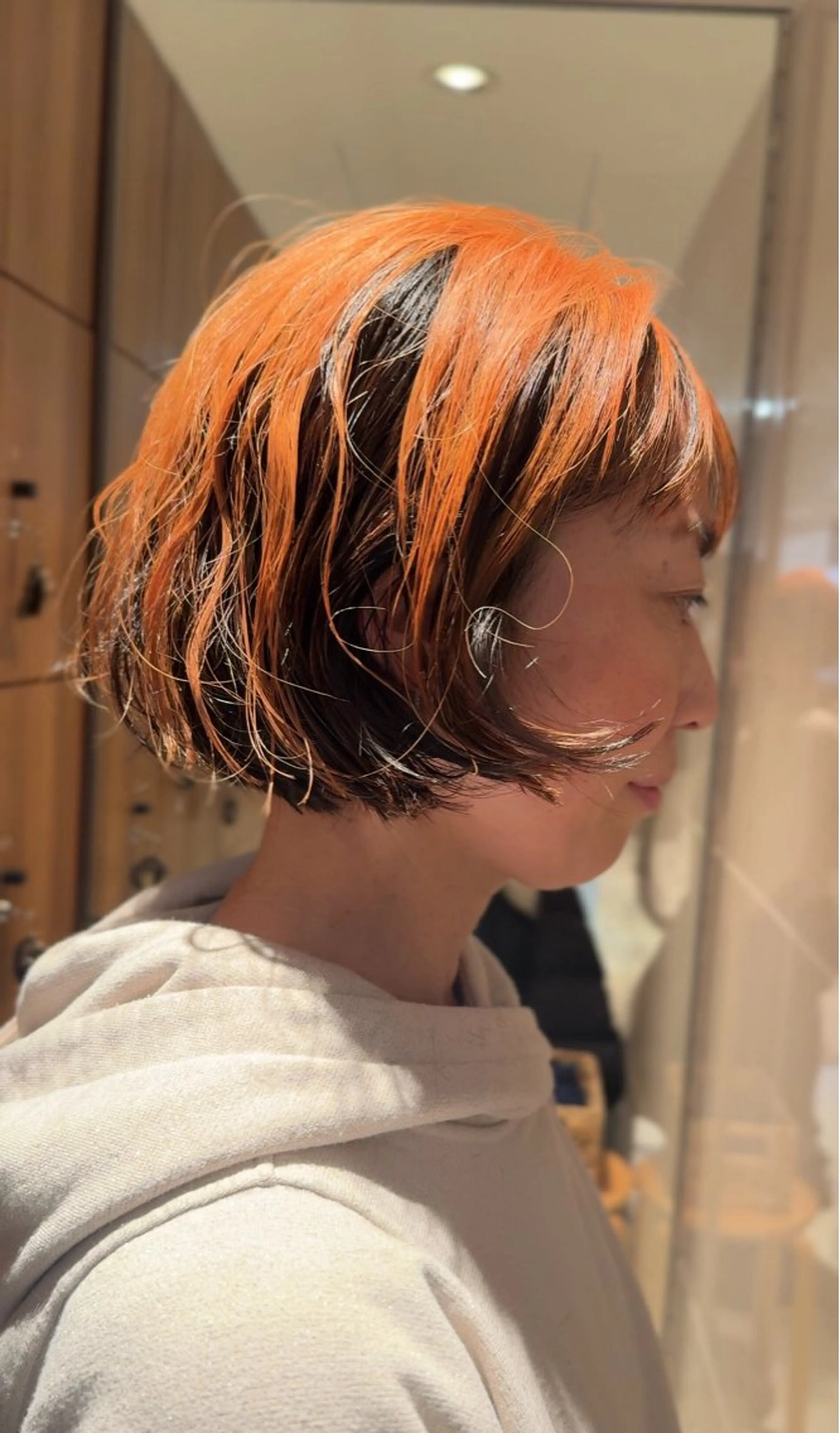 ショート カラー ボブ/ショート 吉田竣のヘアスタイル