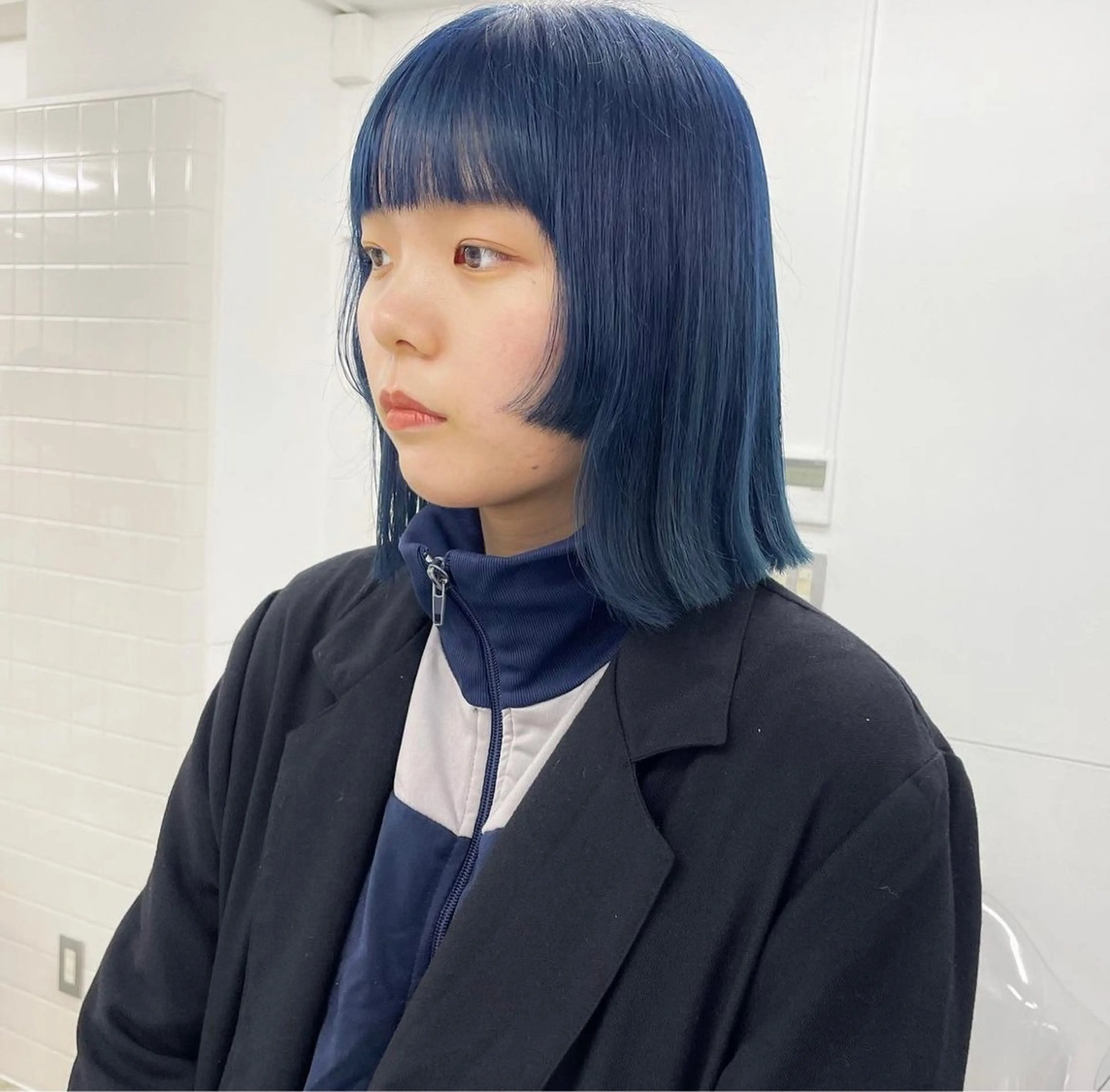 ミディアム カラー ヘアカラー ヘッドスパ 楪 yuzuriha所属・Saaya/レイヤー /ブリーチ/ブロンドのヘアスタイル