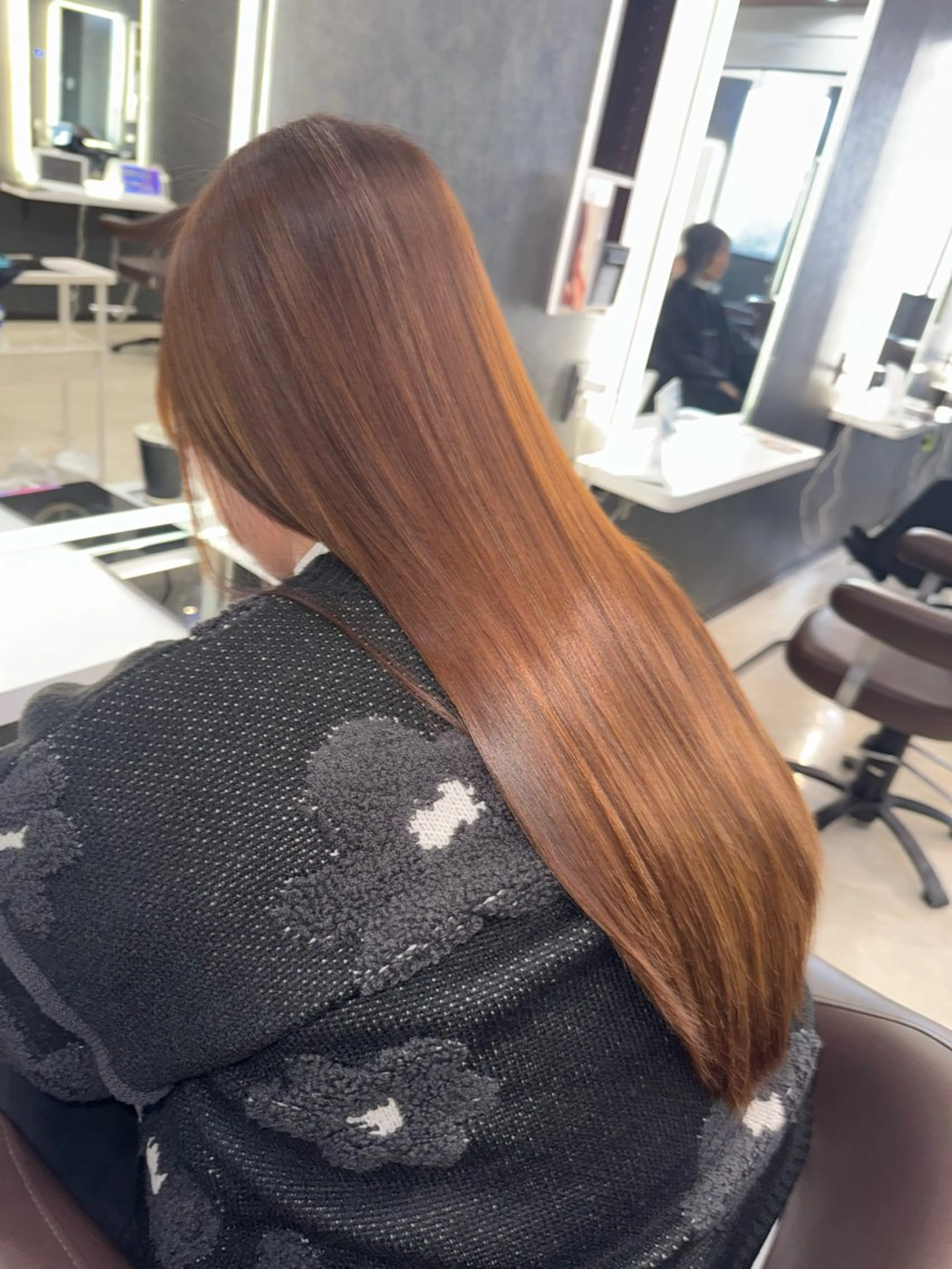 ロング 学生 髪質改善 縮毛矯正 お悩み/縮毛矯正/ 解決/けんすけ🫧のヘアスタイル