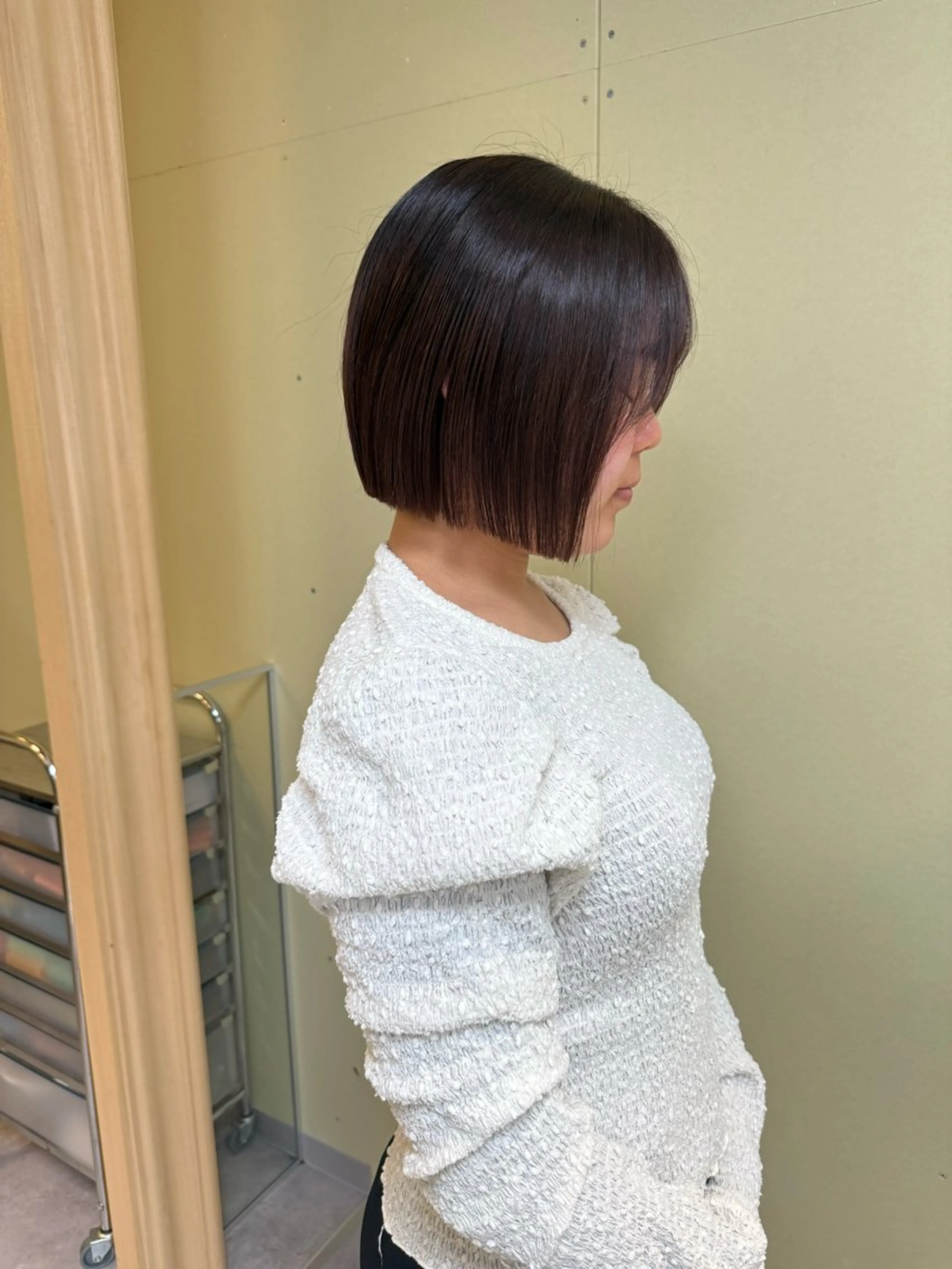 ショート カラー カット ヘアカラー トリートメント 伶風/ボブ/ ハッシュカットのヘアスタイル