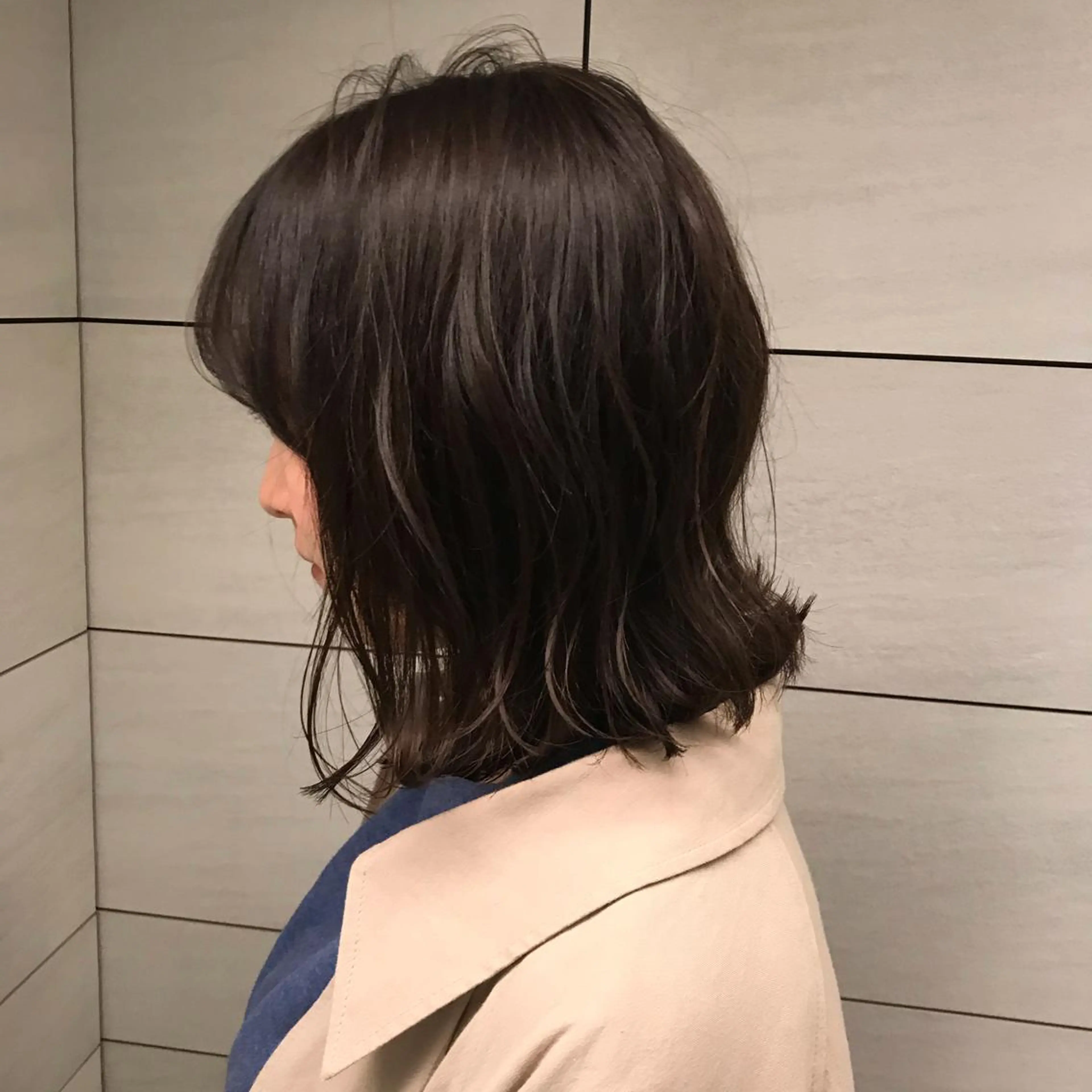 ミディアム カラー レイヤー・波巻き RYOSUKEのヘアスタイル