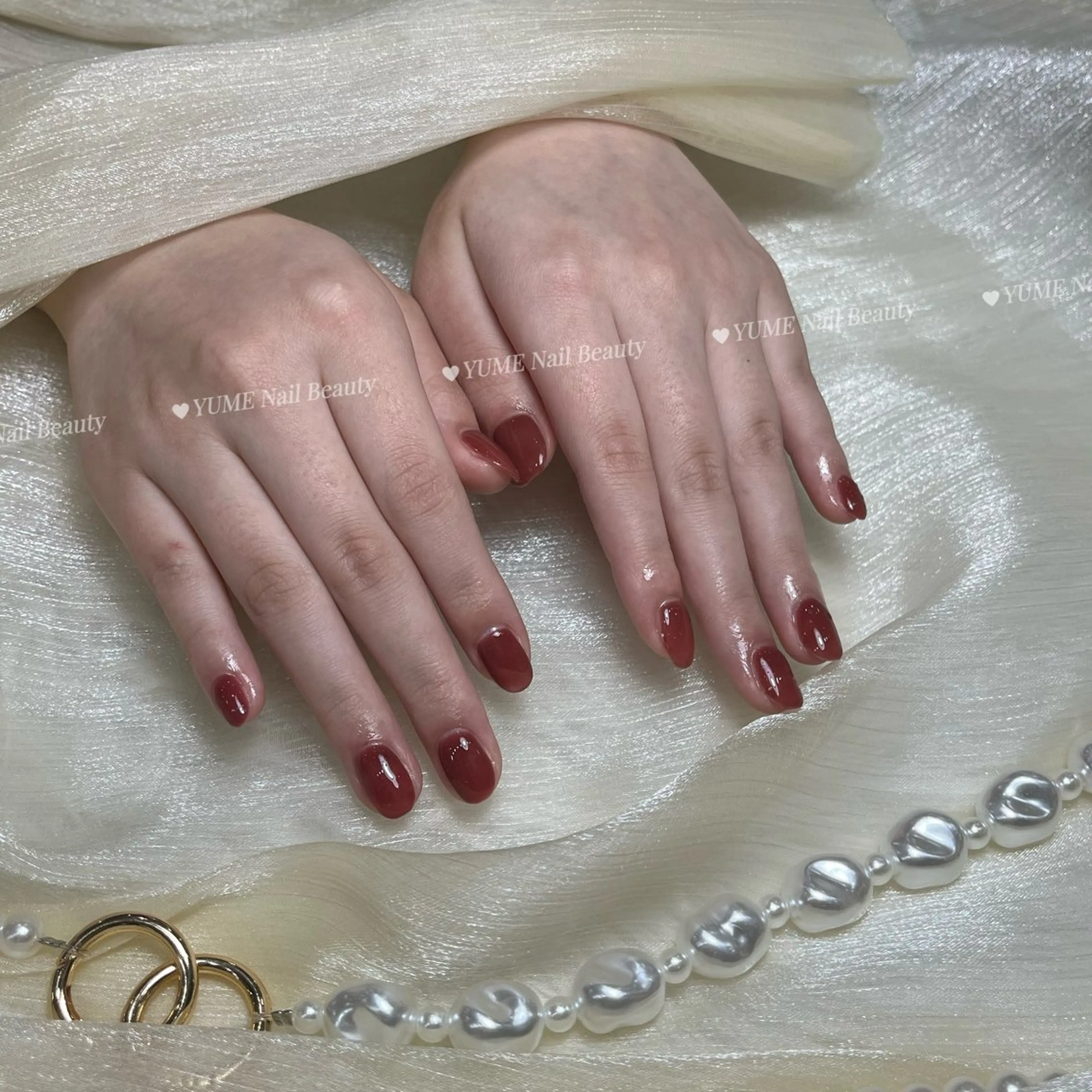 ネイル ハンドネイル YUME Nail Beauty いちごのネイルデザイン