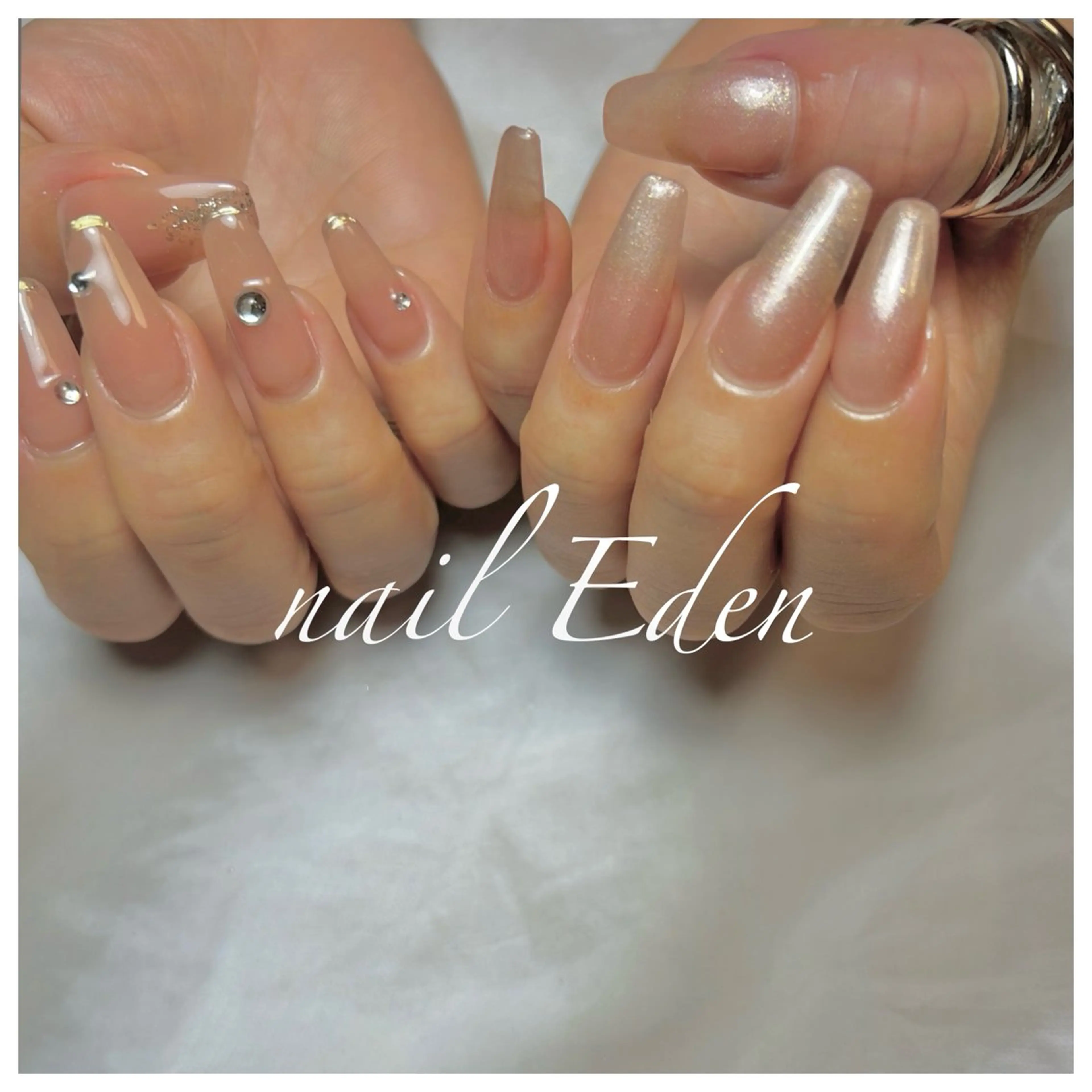 ネイル 持ち込み Eden ♾️のネイルデザイン
