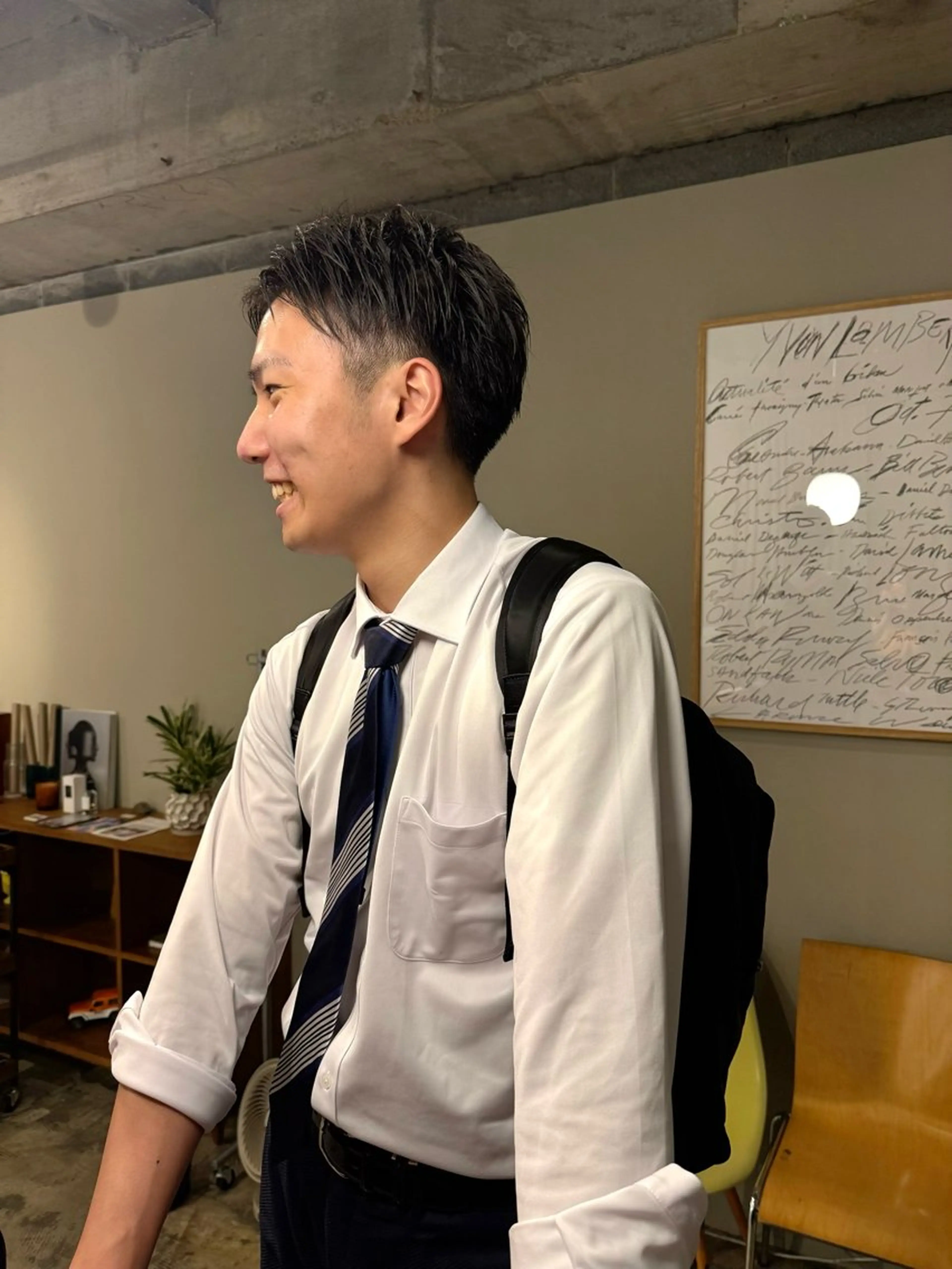 メンズ カット ショート/パーマ /muku サリのヘアスタイル