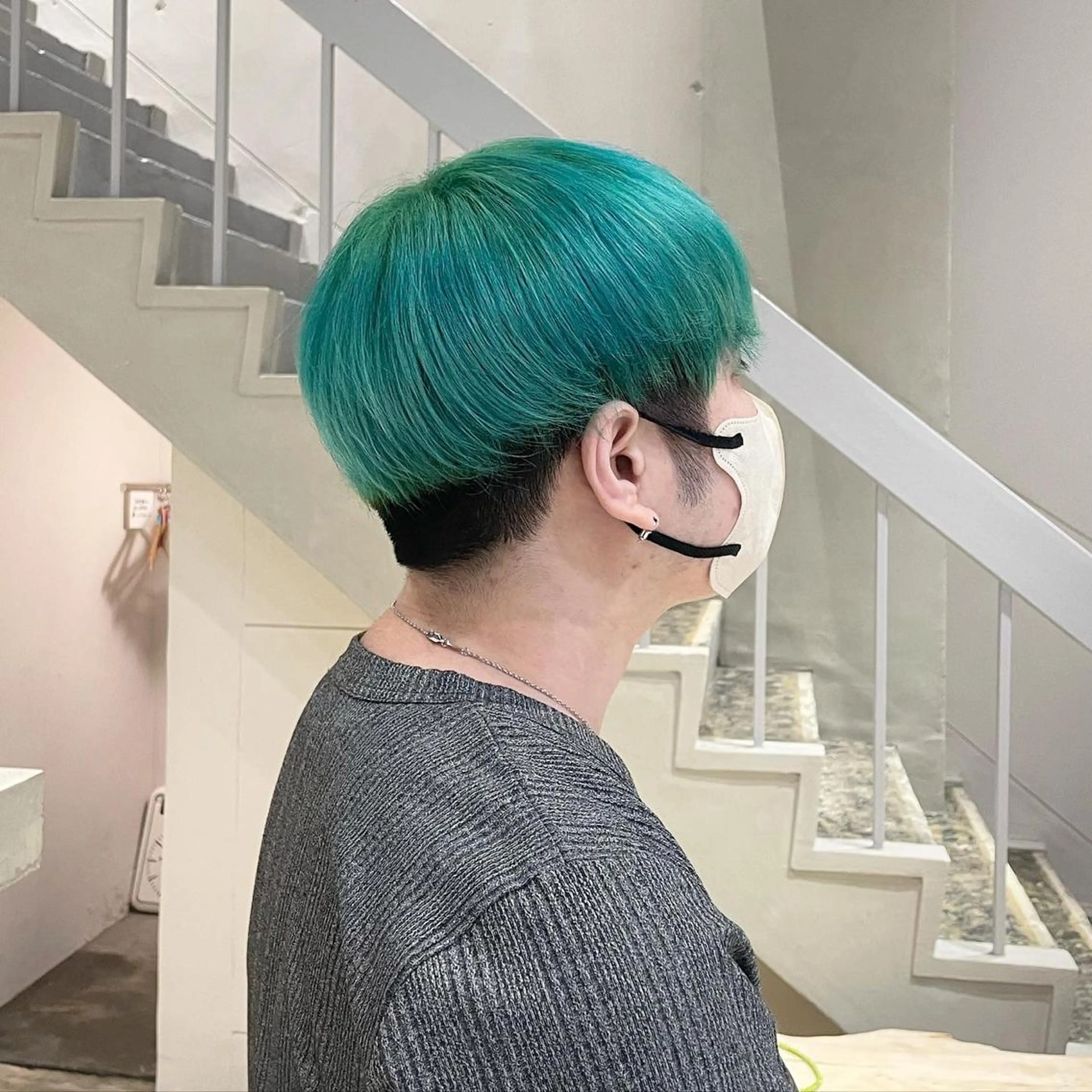 カラー メンズ 岡田神奈 /デザインパーマ🐝のヘアスタイル