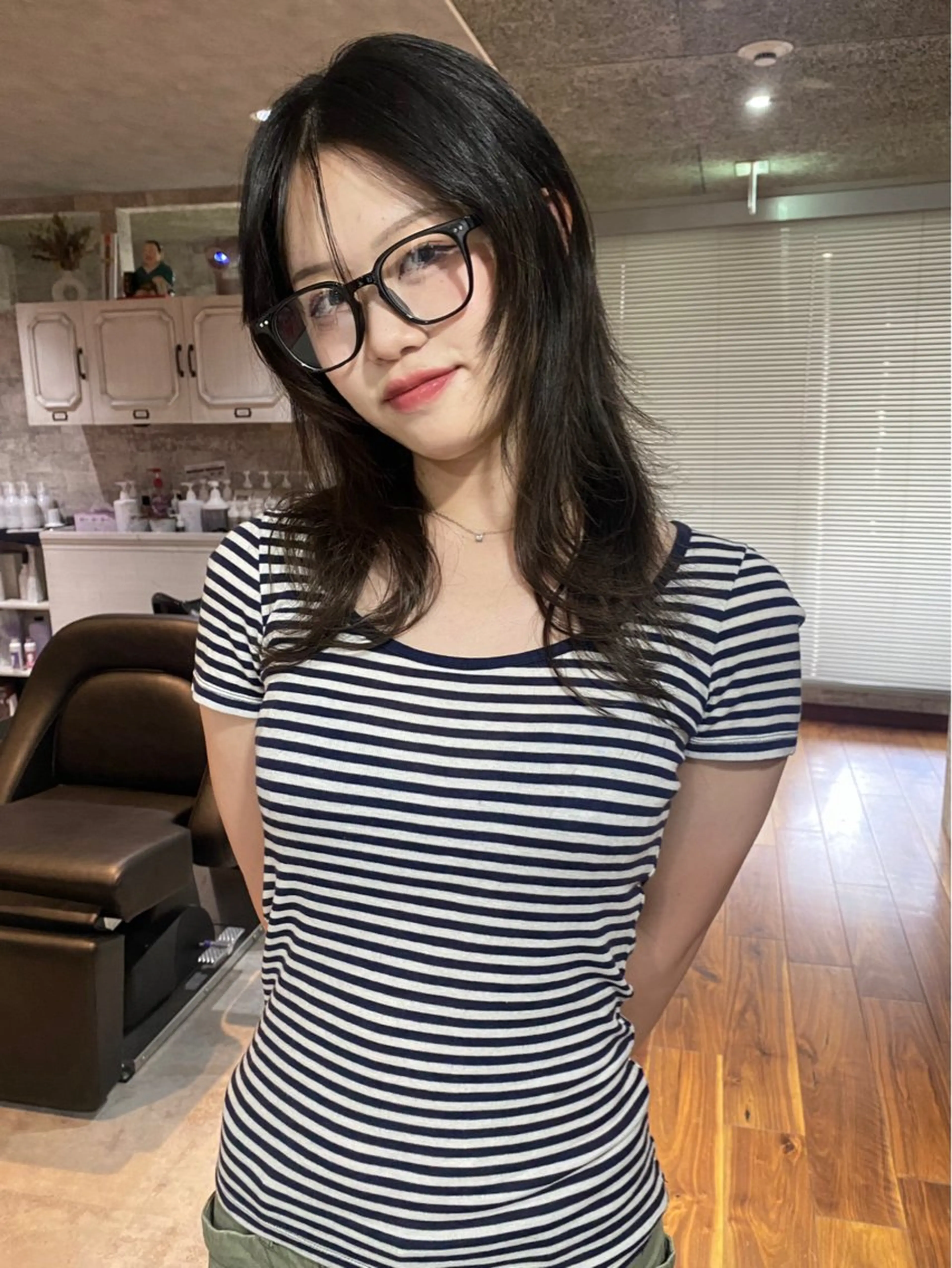 ロング カラー 似合わせカット カット ヘアカラー トリートメント mai / linoah˚✧のヘアスタイル