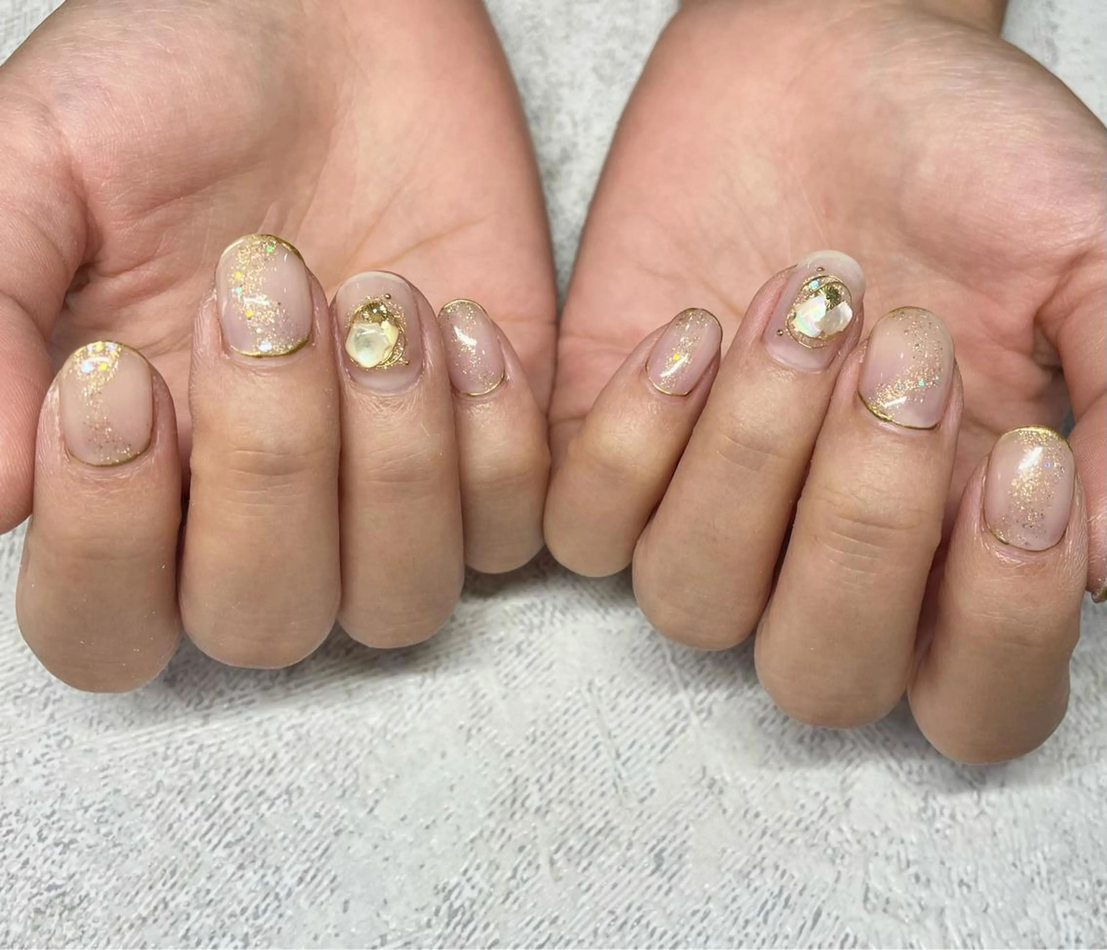 ネイル ブライダルネイル Nagashima sanaのネイルデザイン