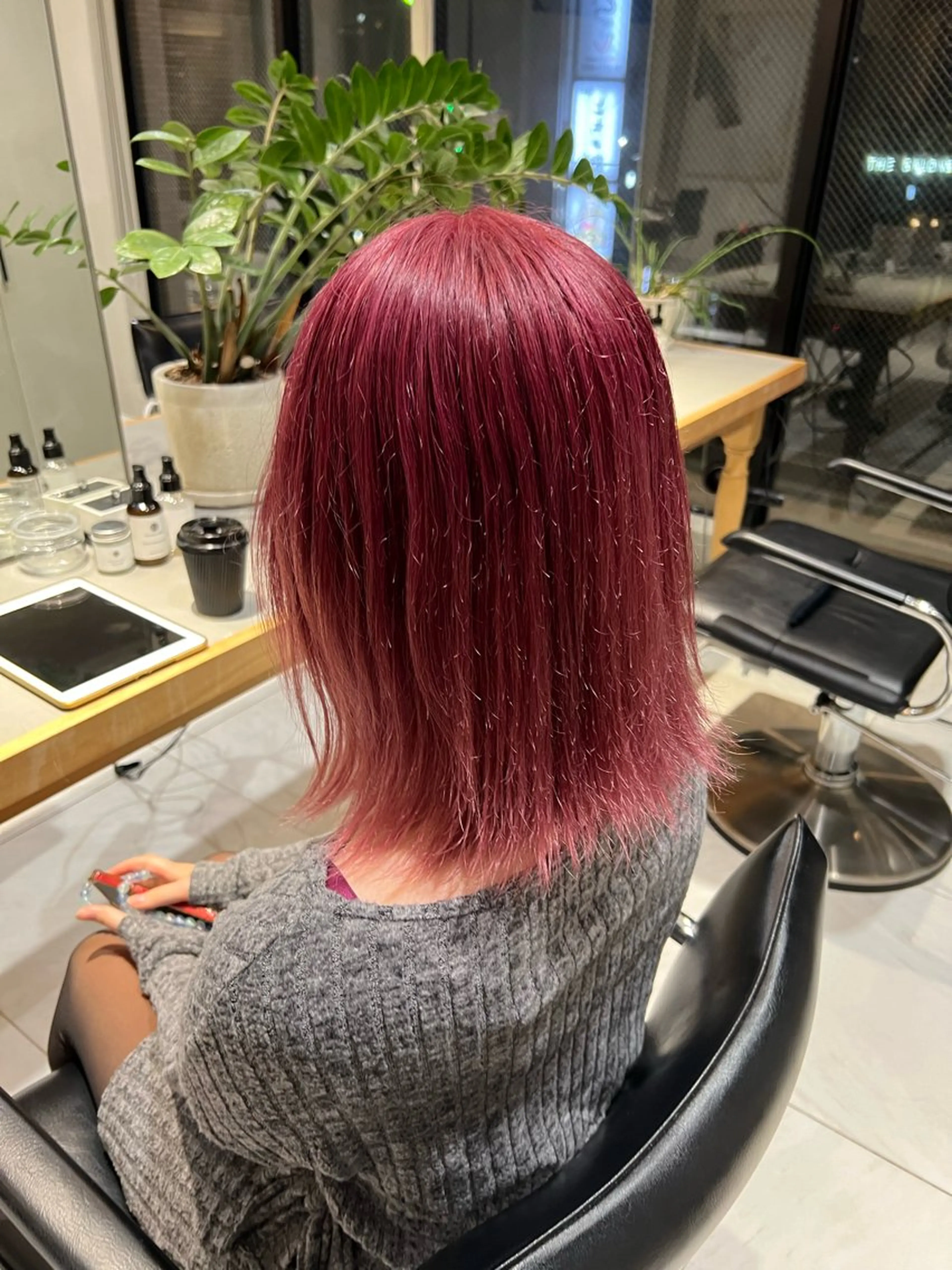 ミディアム カラー ショートカット 🦎Raitoのヘアスタイル