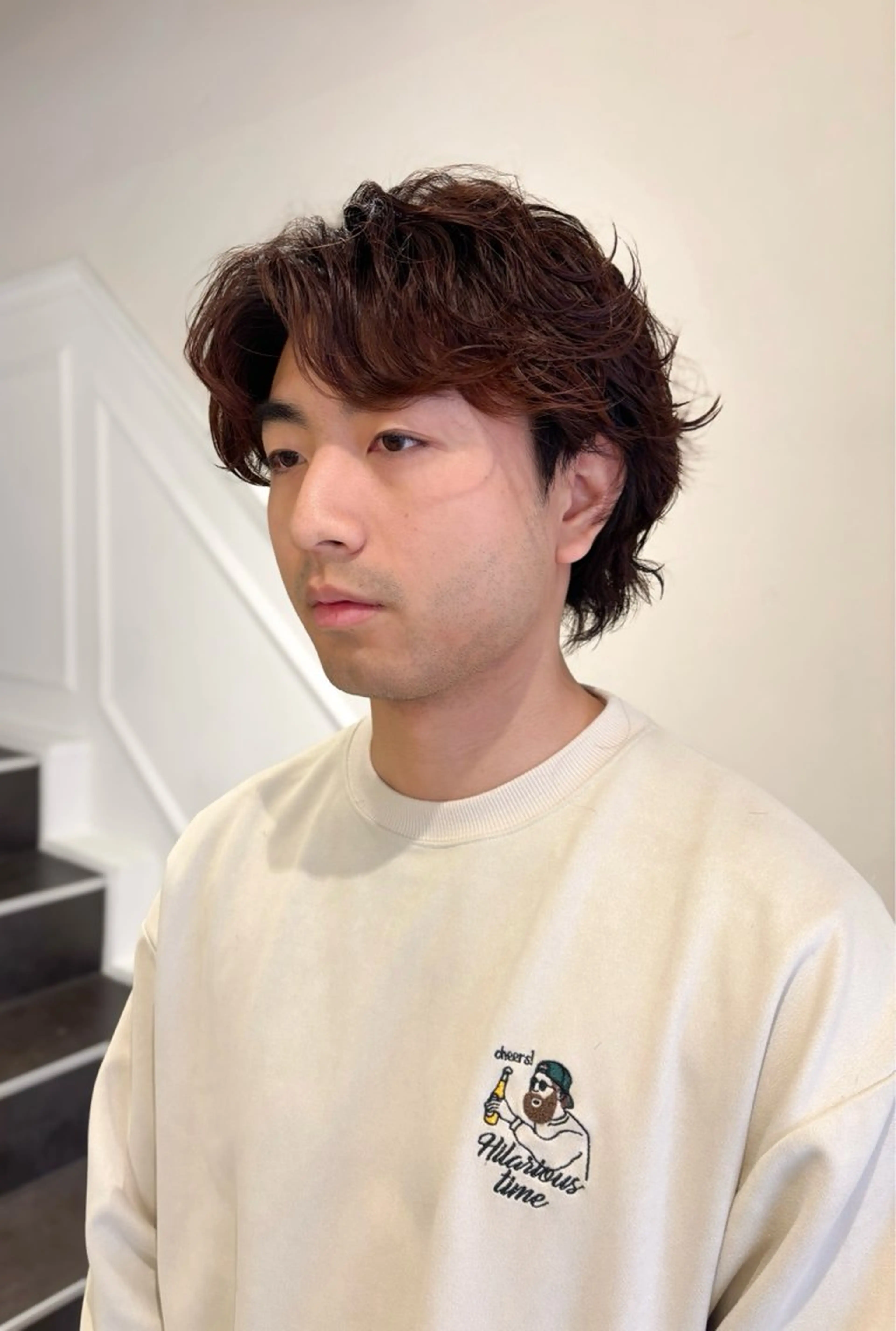 パーマ メンズ カット パーマ トリートメント 艶髪カラー/ レイヤー/yuiのヘアスタイル