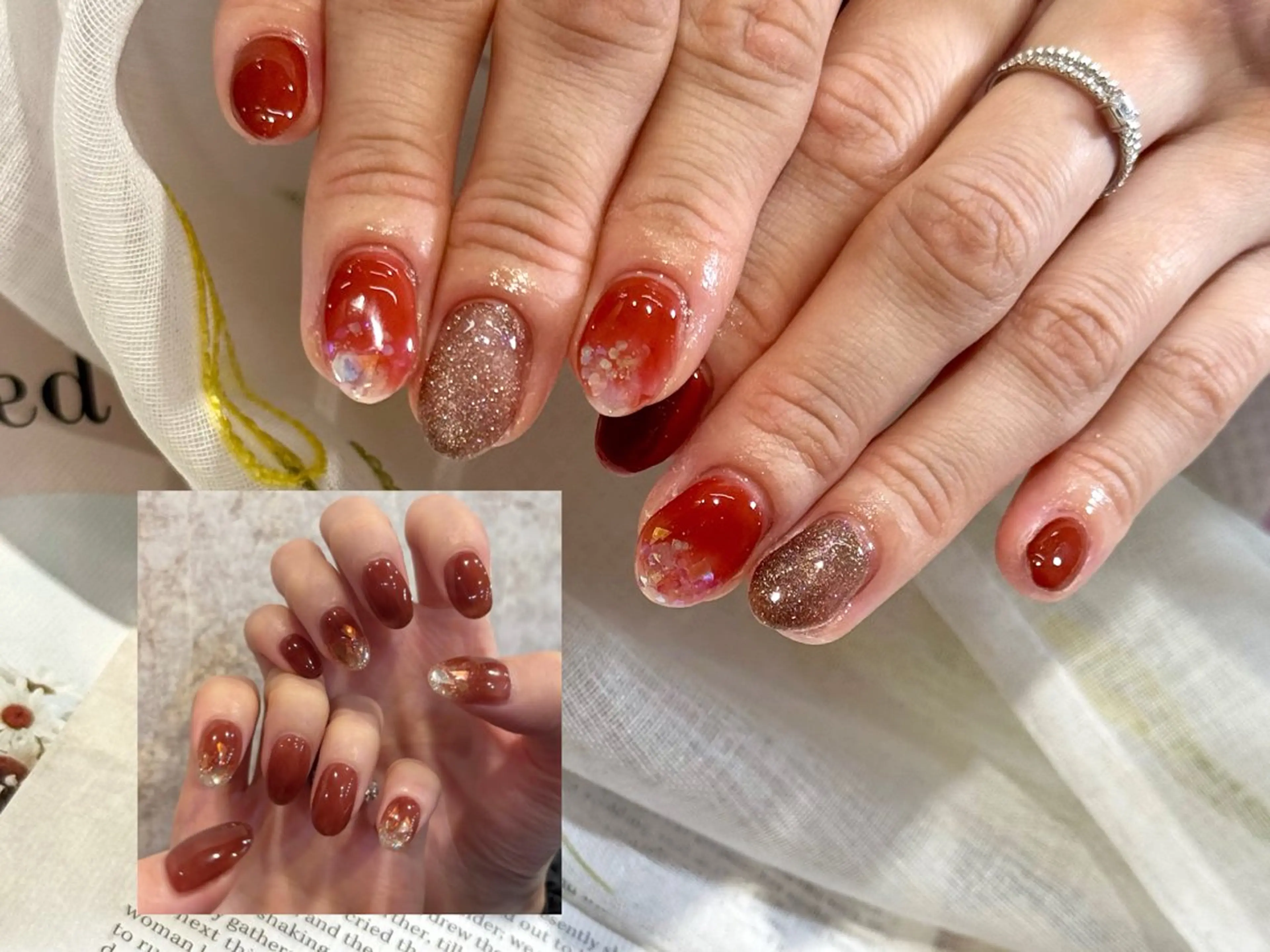 ネイル 持ち込み ハンドネイル KAORI🦄 星ヶ丘徒歩1分サロンのネイルデザイン