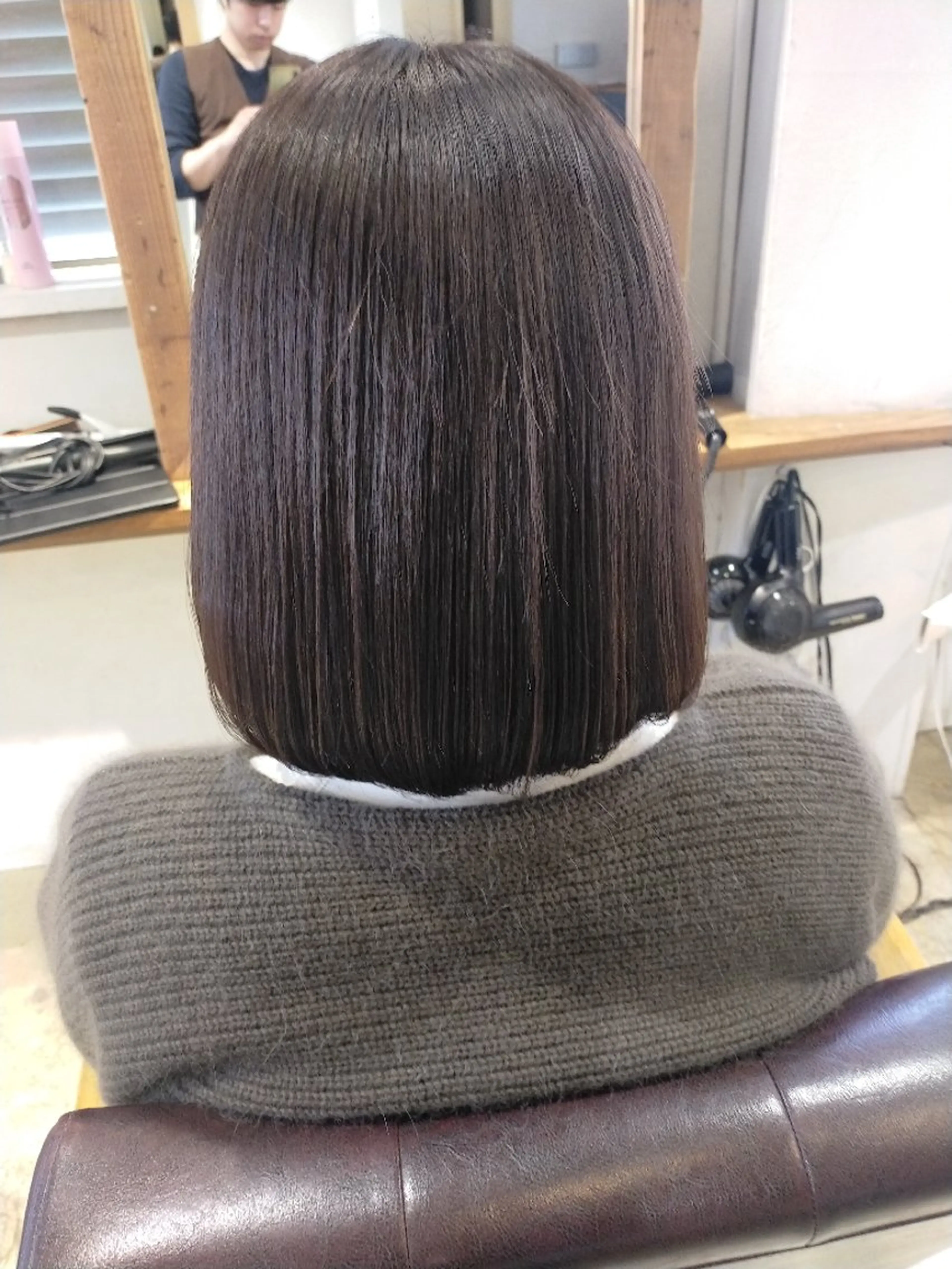 ミディアム カラー カット ヘアカラー トリートメント Culumi クルミ 松井照雄/梅田茶屋町のヘアスタイル