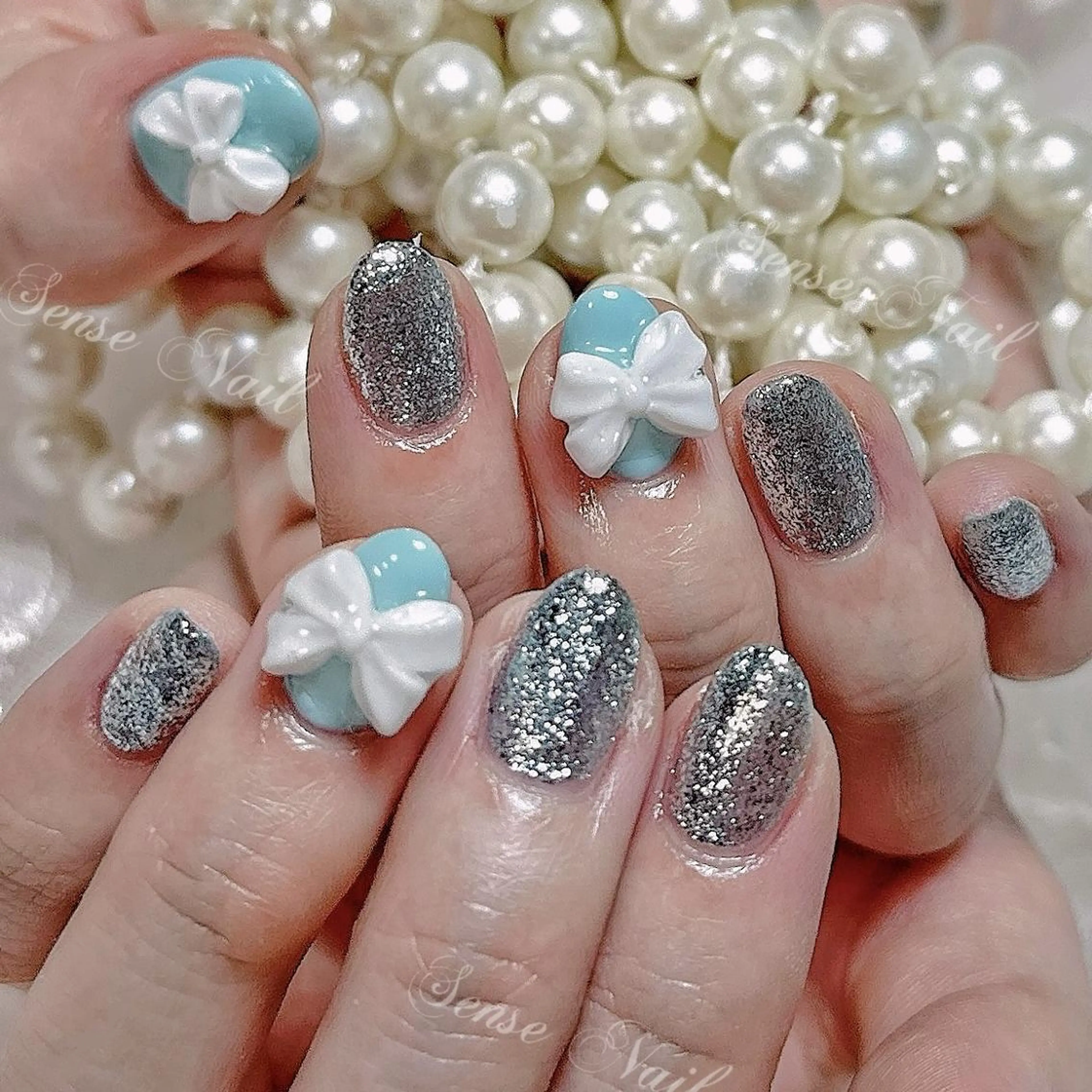 ネイル ハンドネイル ハンドケア Queening 🦋のネイルデザイン