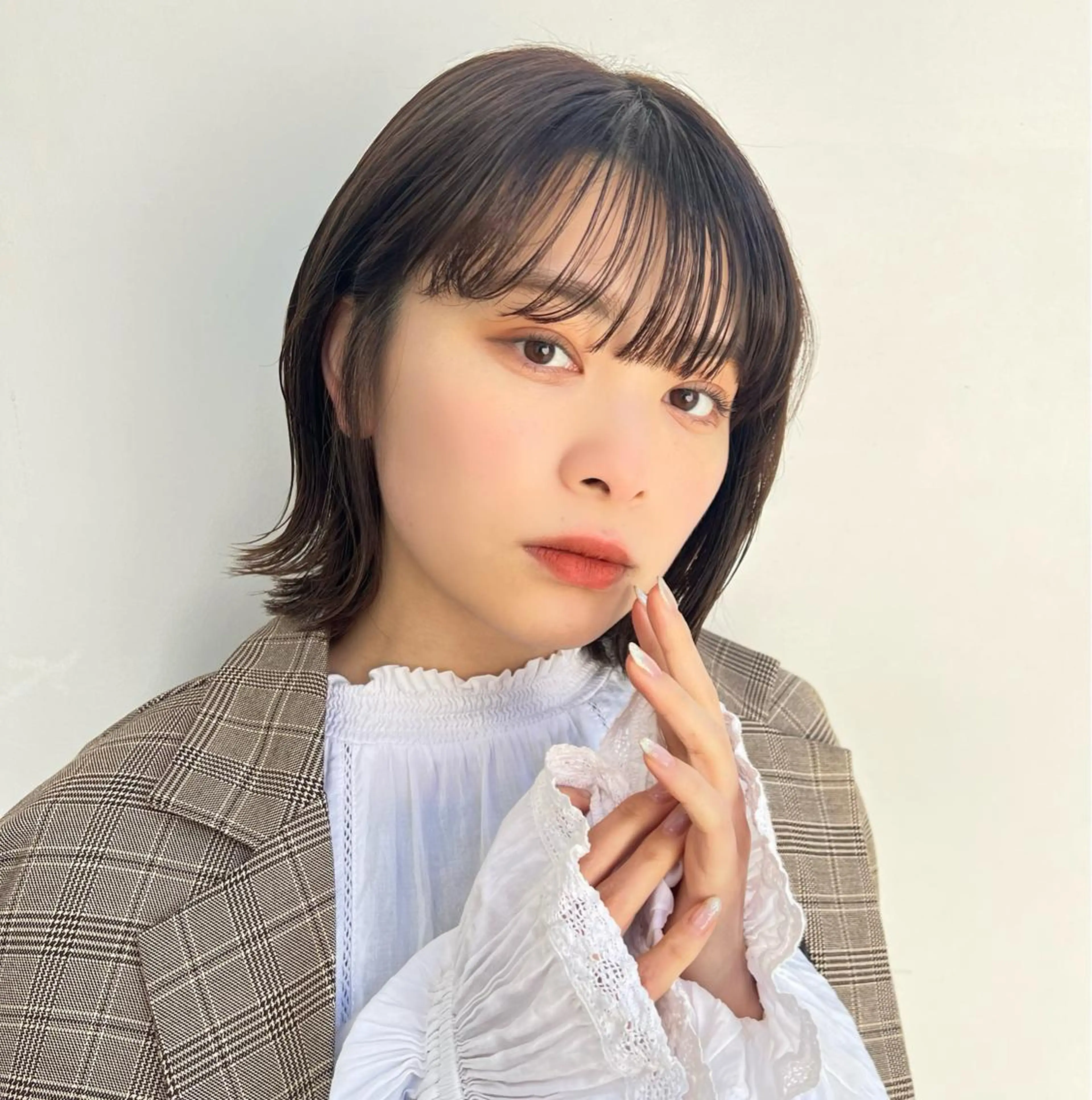 ミディアム カラー 🎧パーソナルケア/ 透明感カラー/ミユのヘアスタイル