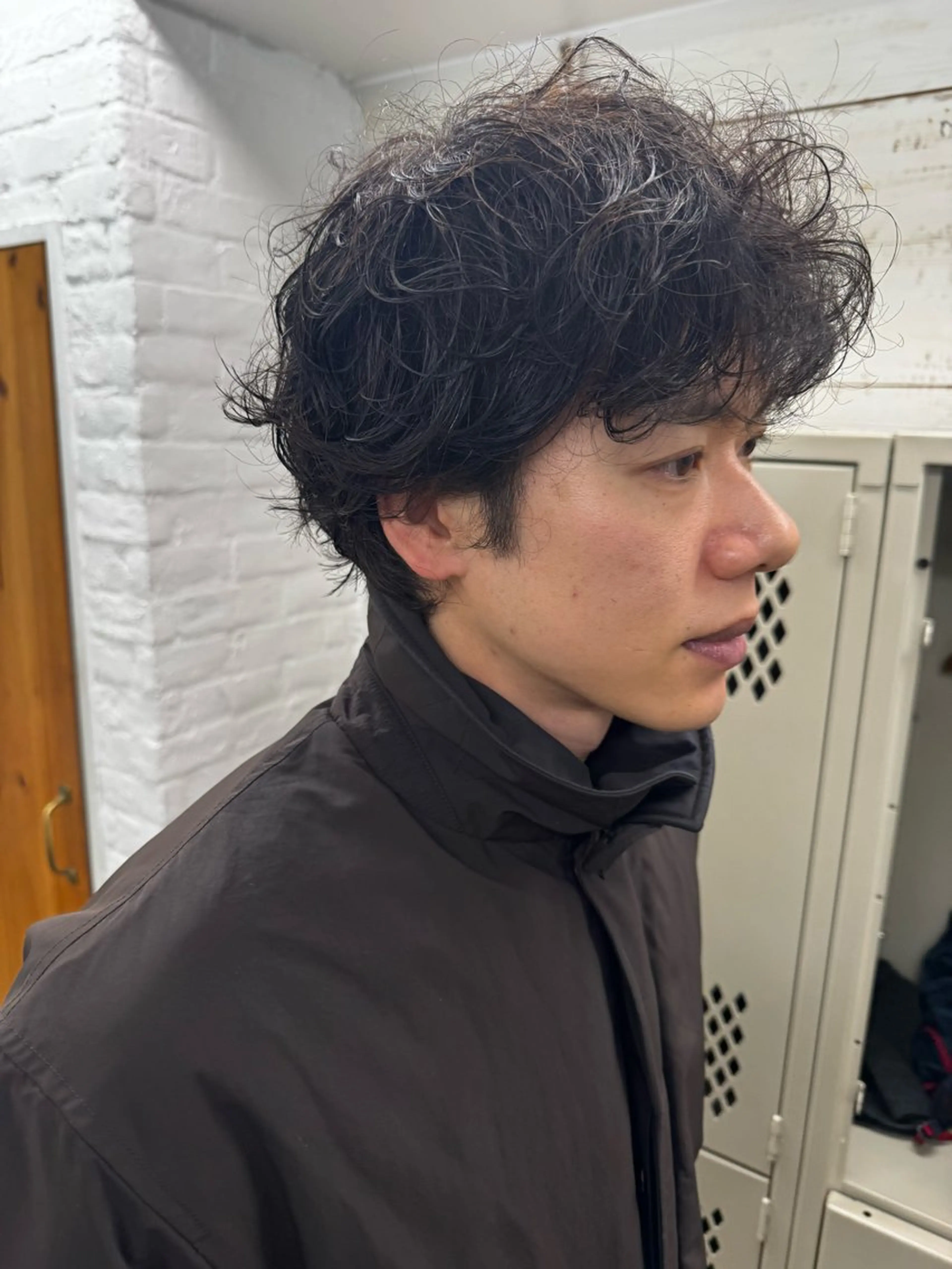 ミディアム メンズ ムロ 二子玉川駅のヘアスタイル