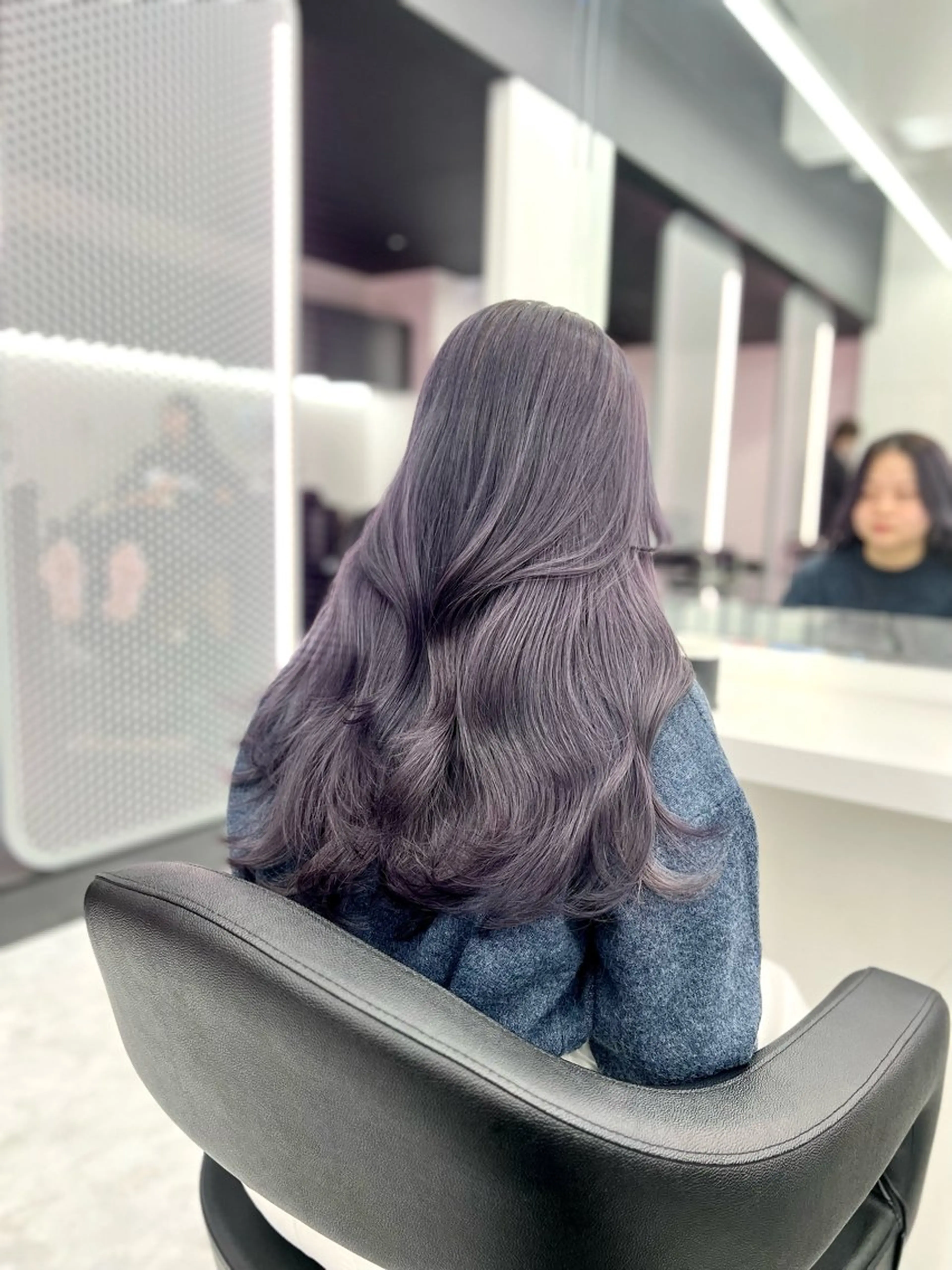 ロング カラー ヘアアレンジ ヘアカラー トリートメント ヘッドスパ ヘアセット 透明感×韓流ハイ トーン🫧RYUTAのヘアスタイル