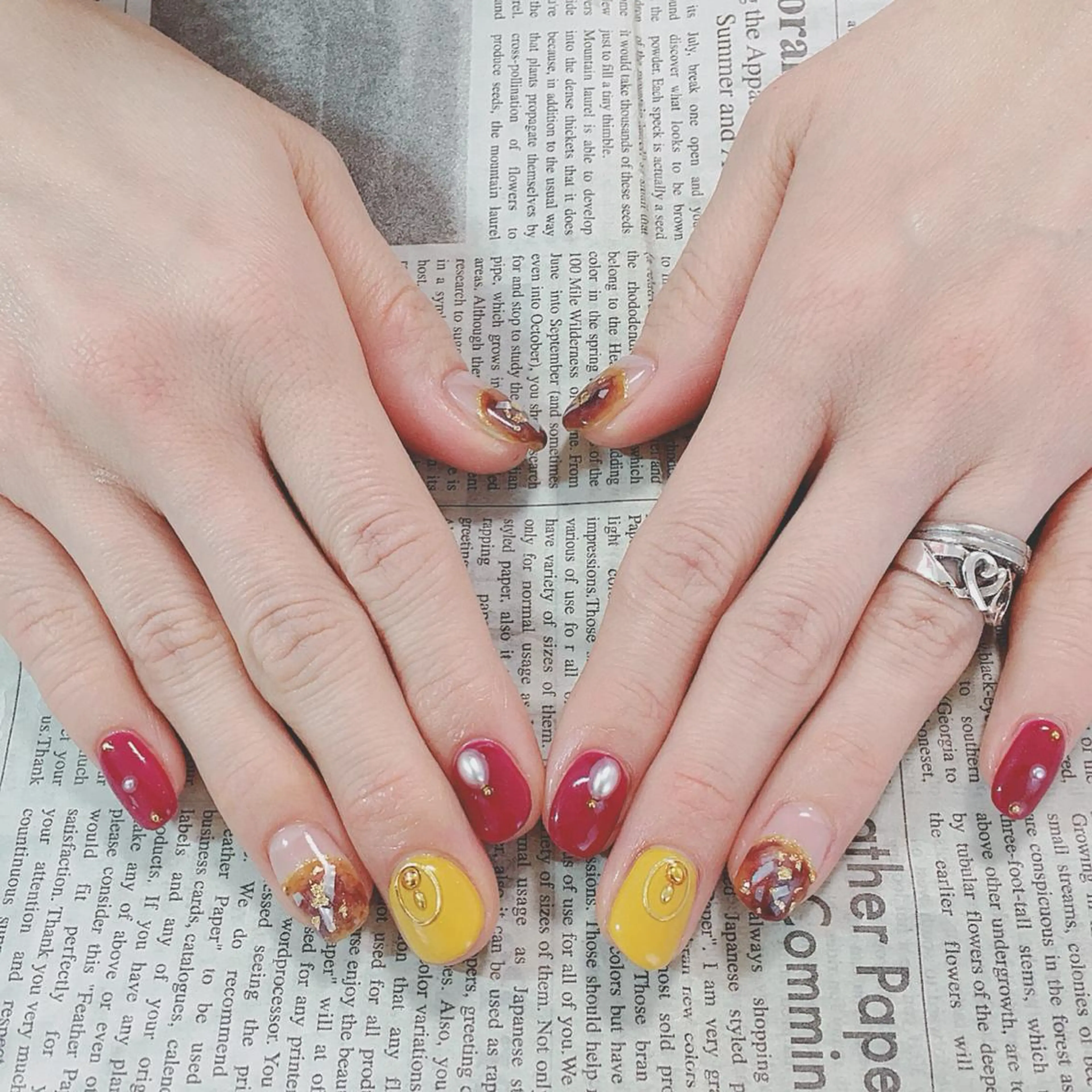 ネイル ハンドネイル ハンドケア 森山 舞のネイルデザイン