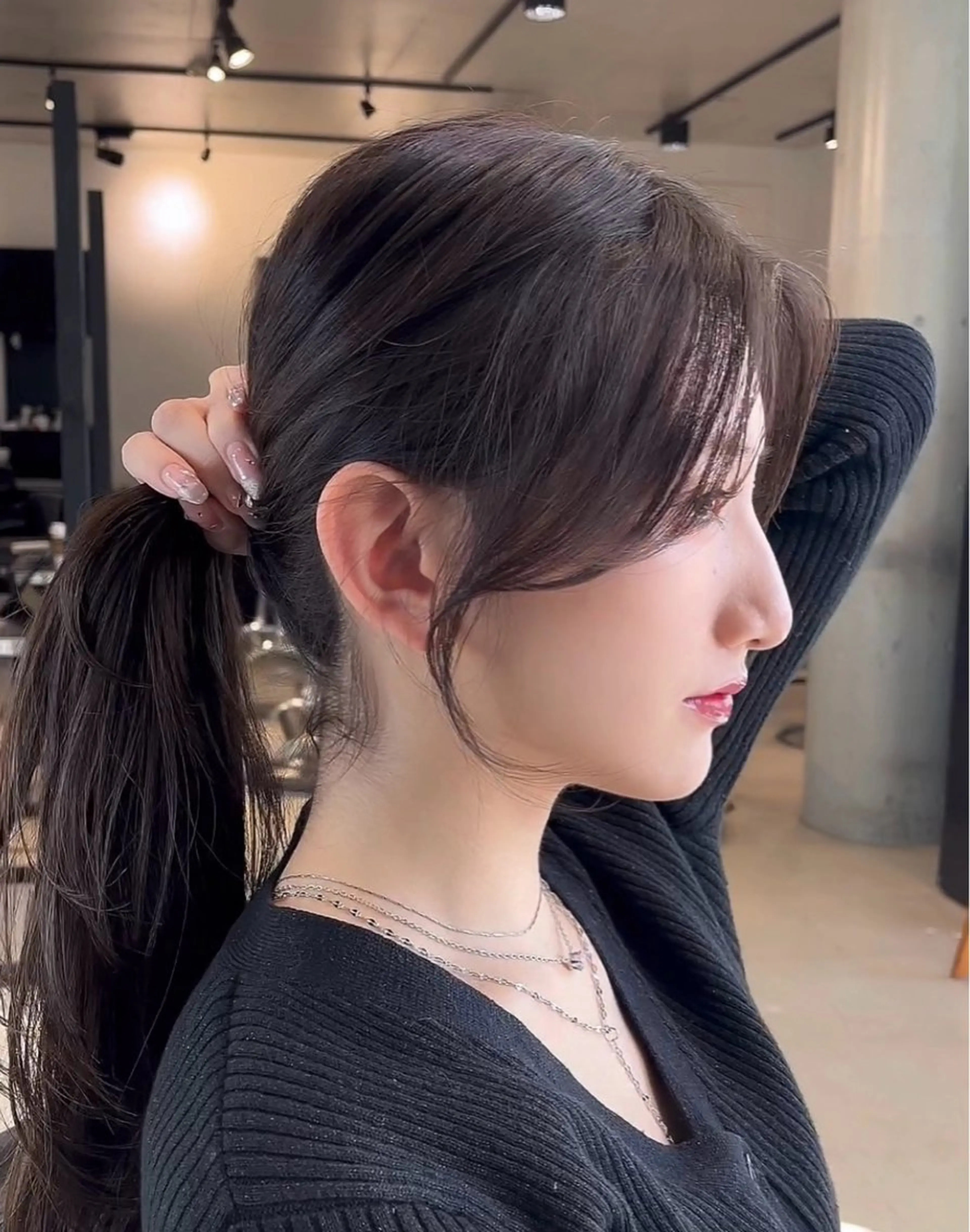 セミロング カラー カット ヘアカラー トリートメント 🌫️大人韓国ヘア 🌫️naoyaのヘアスタイル