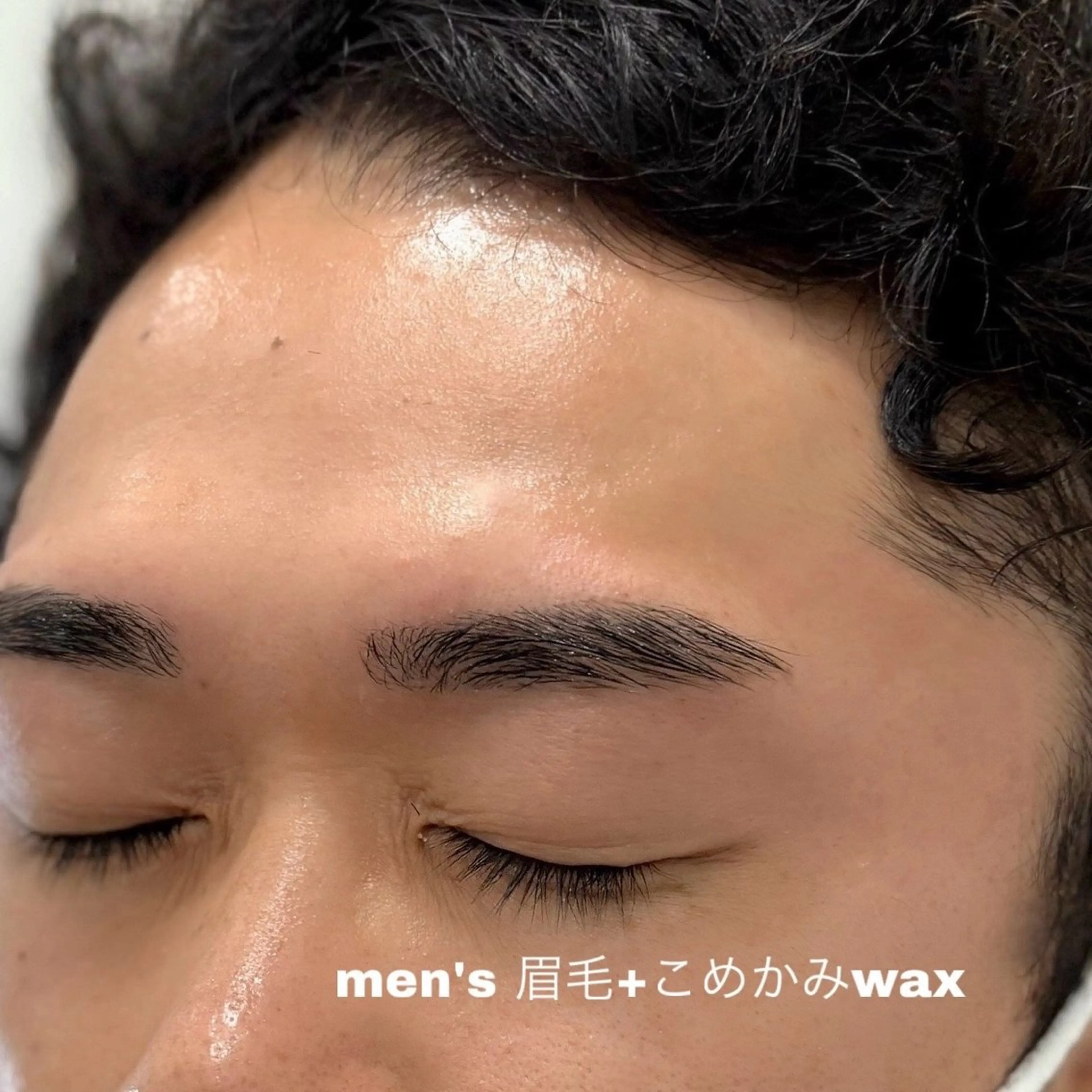 メンズ限定🩶アイブロウ＆こめかみWAXのset🩶(条件クリアで4700円)の写真