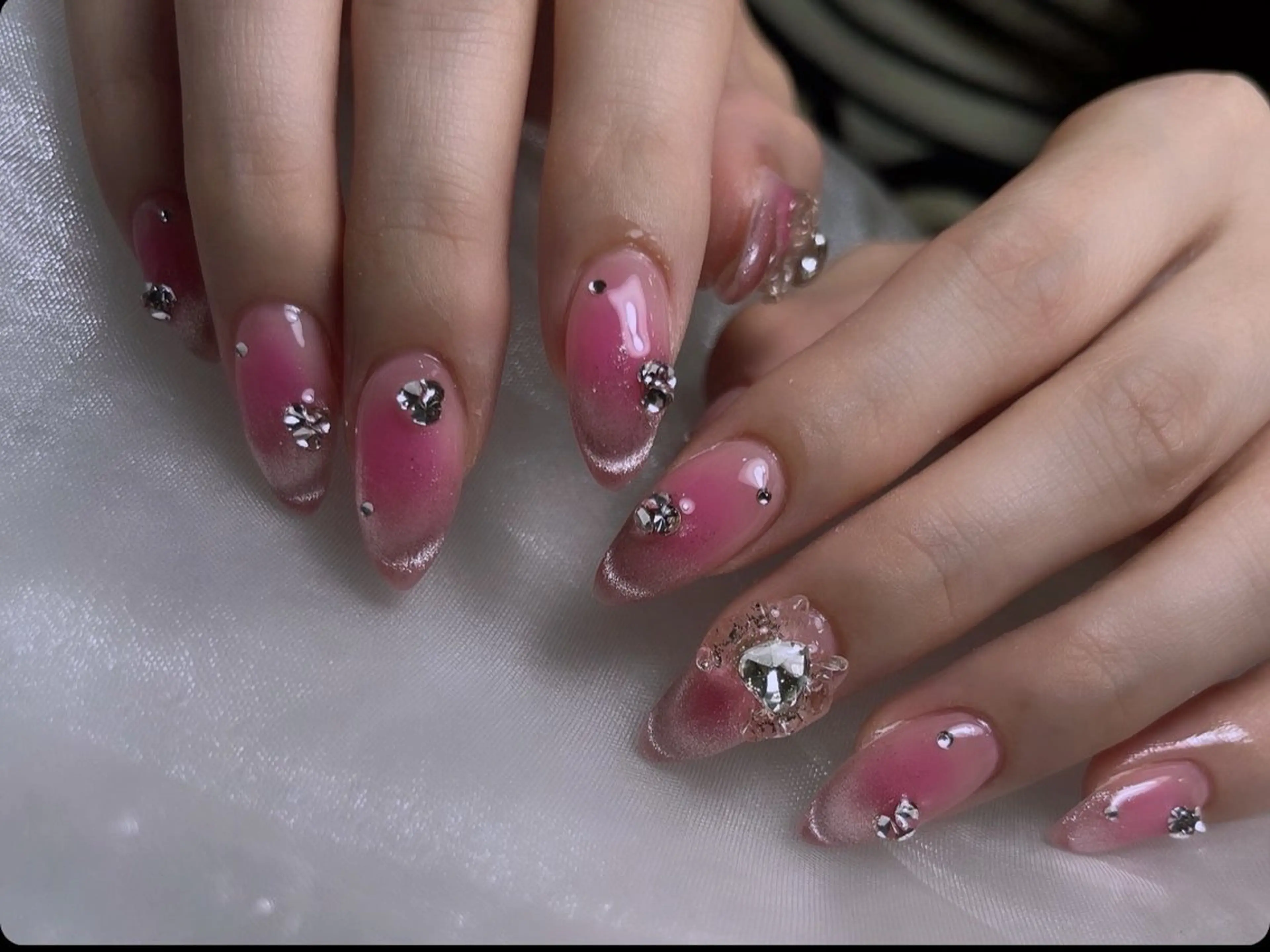 ネイル ハンドネイル ハンドケア nail salon kukuna所属・ワンホン/韓国 nail 大阪アメ村のネイルデザイン