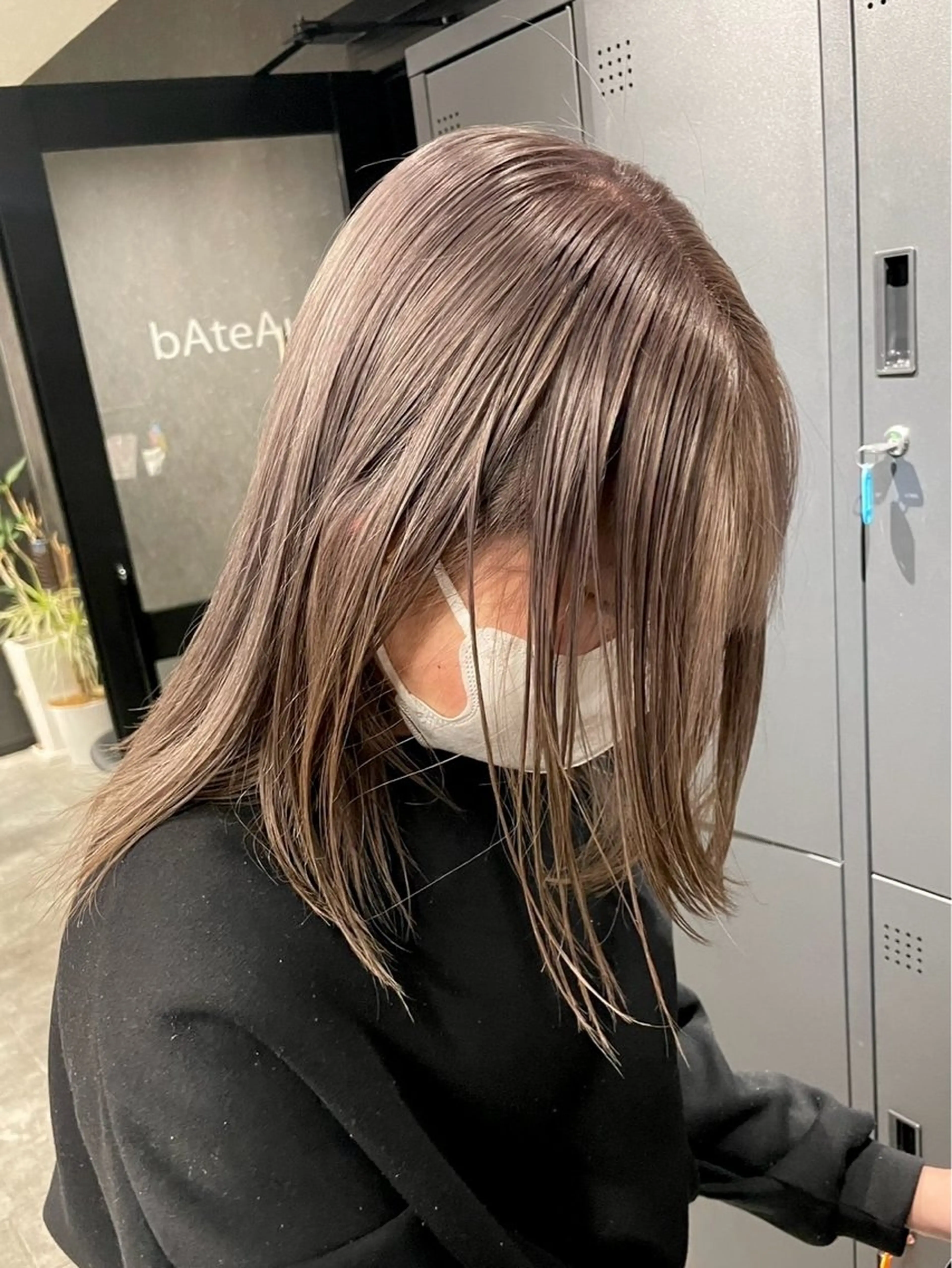 ミディアム カラー ヘアカラー トリートメント 💎透明感カラー💎 bAteAu あまねのヘアスタイル