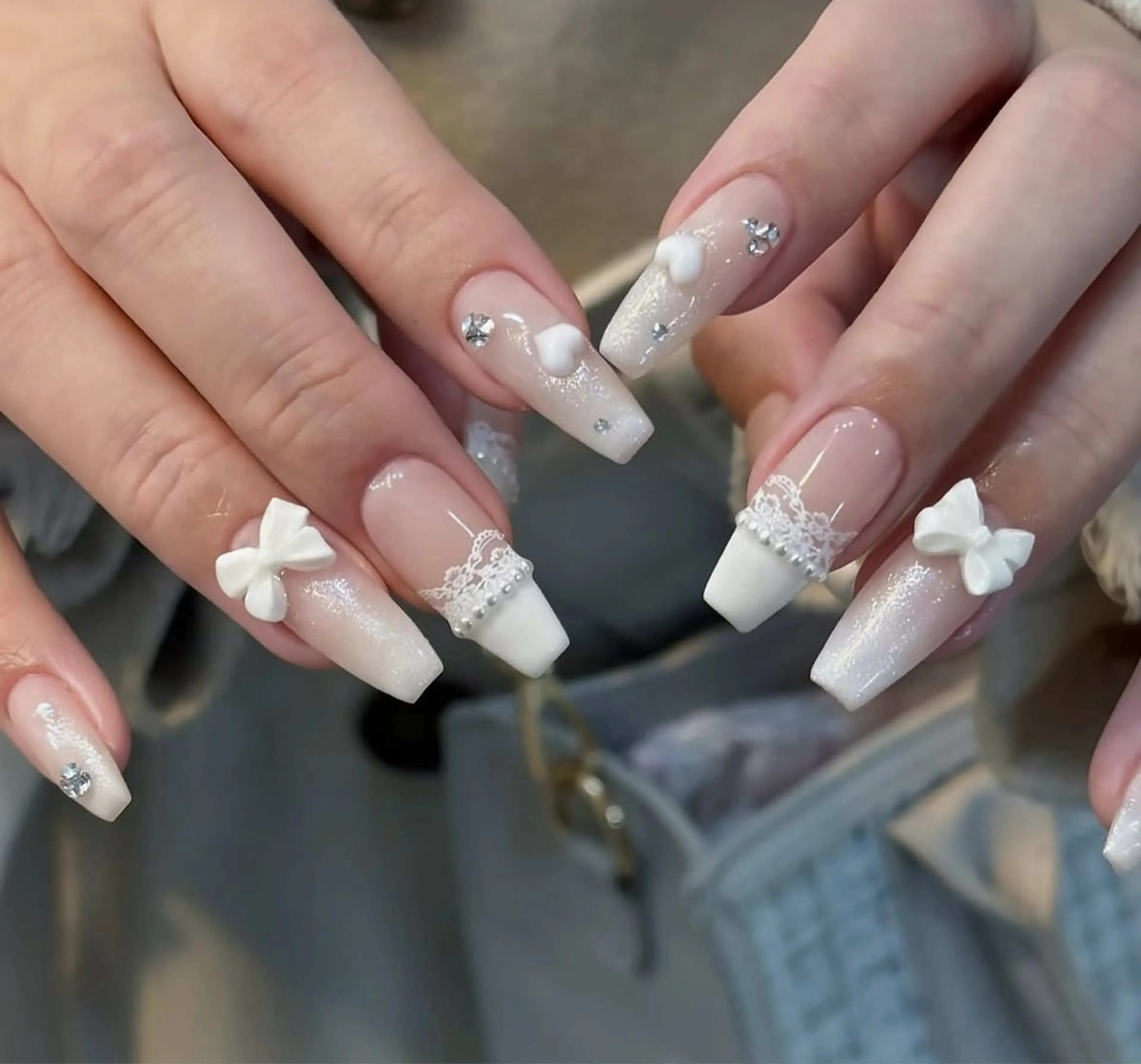 ネイル 韓国ネイル ニュアンスネイル シンプルネイル ワンホンネイル Nihonthy Nail 新宿のネイルデザイン